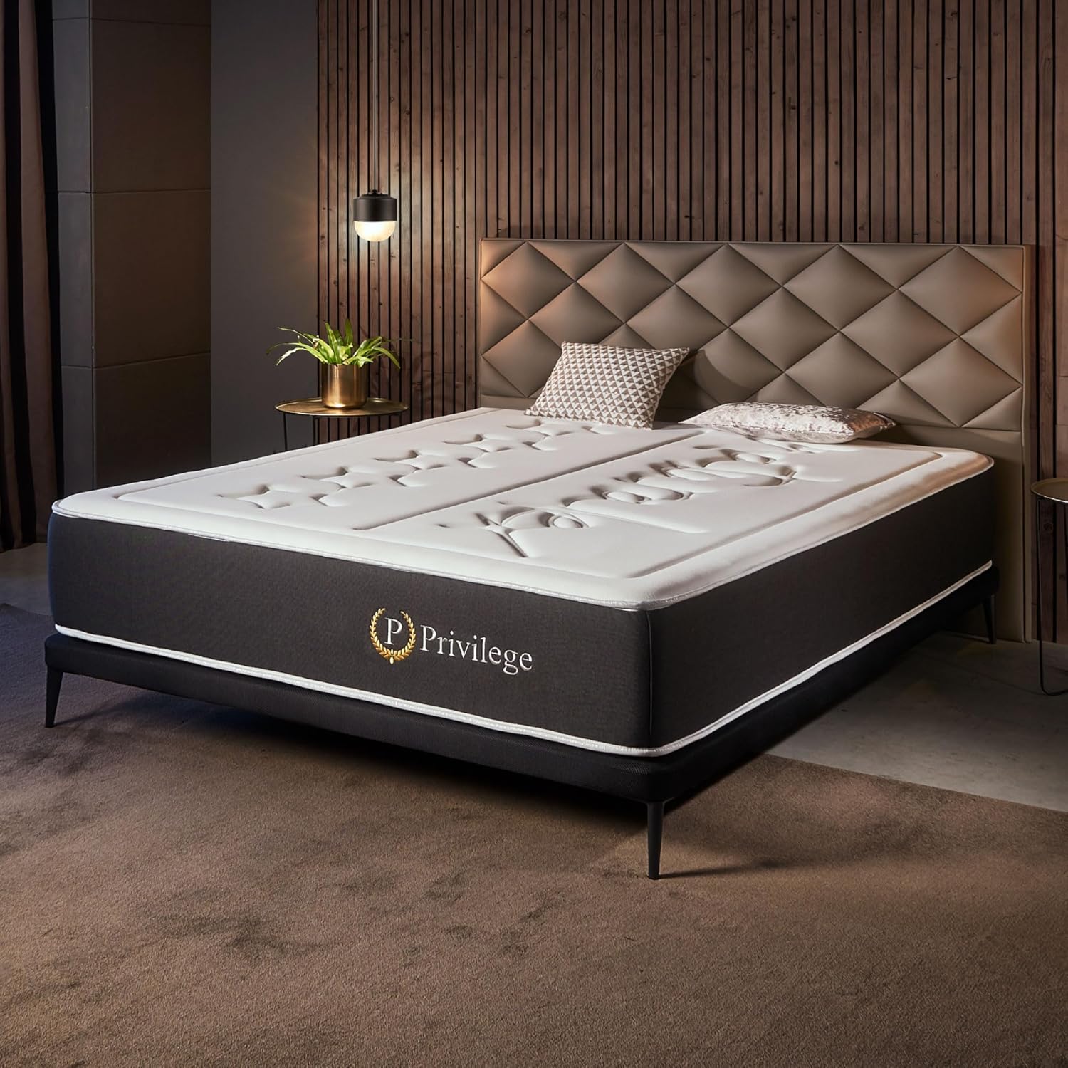 Matelas 160x200 épaisseur 30 cm mémoire forme latex 7 zones confort ferme réversible