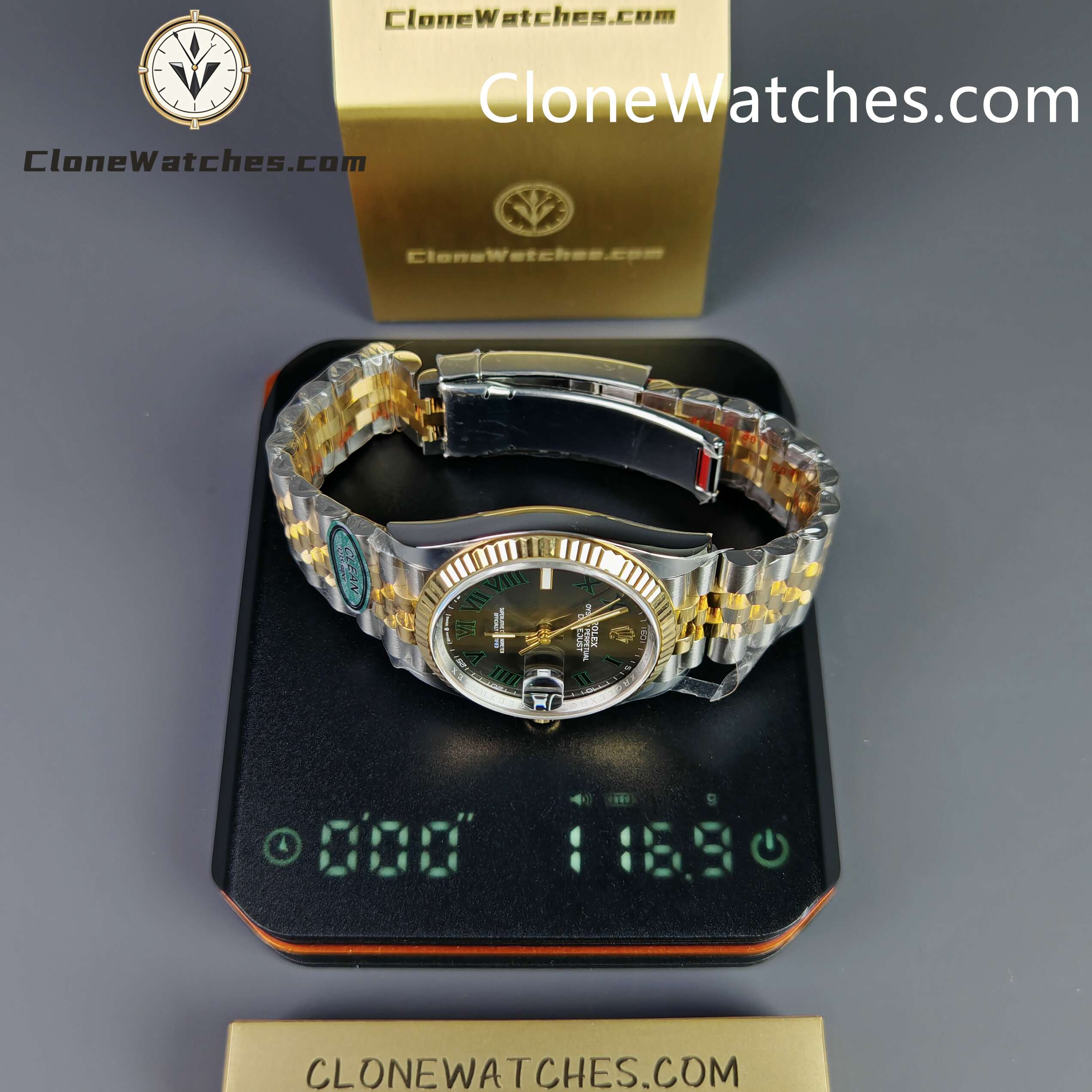 Rolex Super Clone Watches 1:1 DateJust Gray Roman Dial M126233 – 0035 Jubilee 36MM 3235 Movement