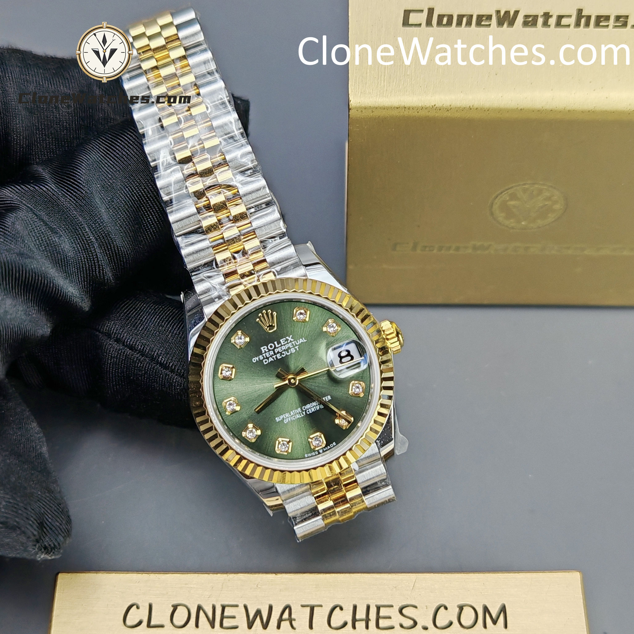 Rolex Super Clone Watches 1:1 DateJust m278273-0030 Jubilee 31MM 2236 Movement