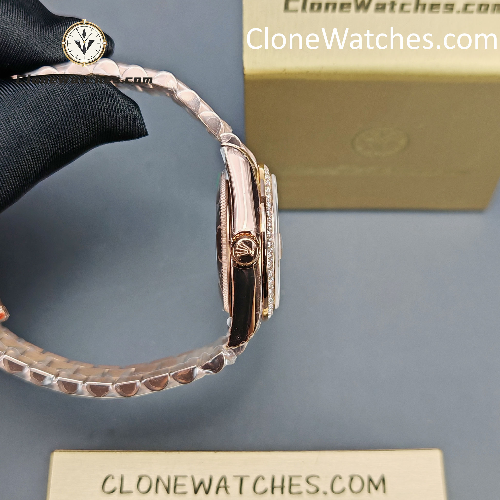 Rolex Super Clone Watches 1:1 DateJust m278285rbr-0025 President 31MM 2236 Movement