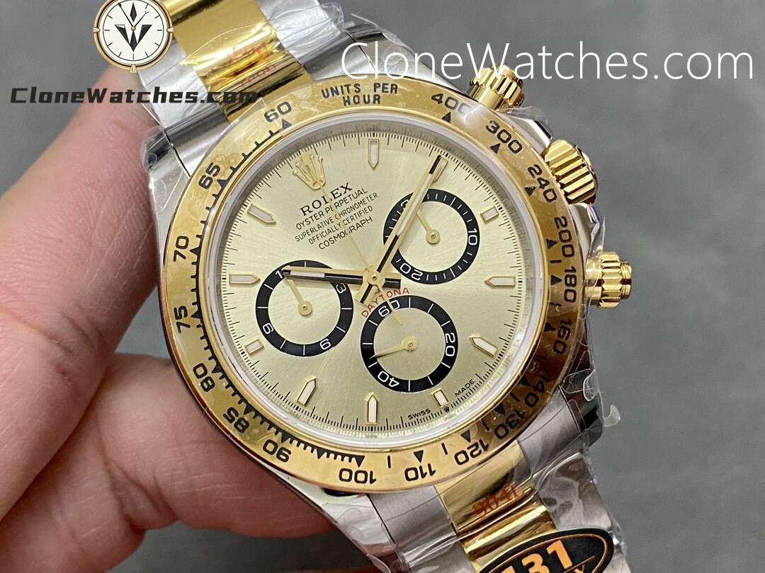 Rolex Super Clone Watches 1:1 Daytona 18k Gold M126503-0004 4131 Movement