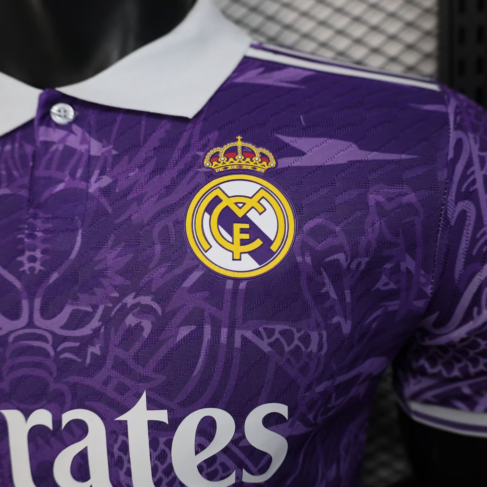 2025-26 New Season Real Madrid Dragon Purple Special Edition Jersey - Player Edition