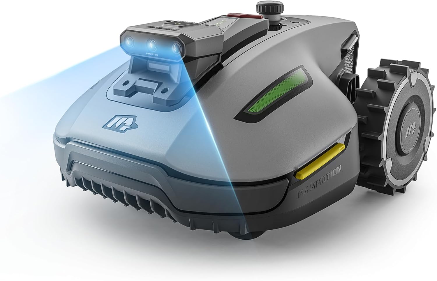 Robot tondeuse YUKA Mini 2 500 m² zéro perte signal IA triple caméra cartographie multi zones