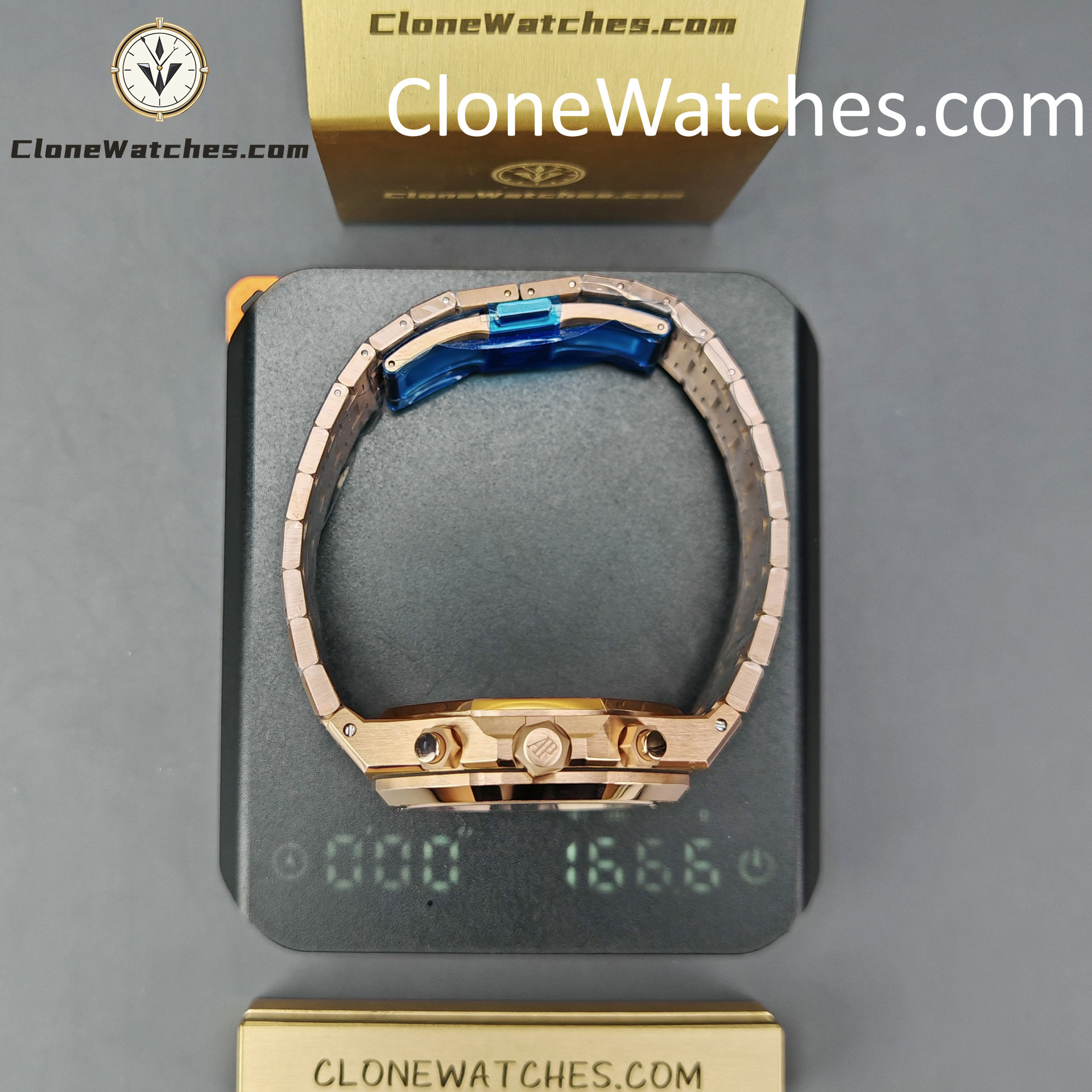 Audemars Piguet Super Clone Watches 1:1 Royal Oak Rose Gold 26240 White Dial