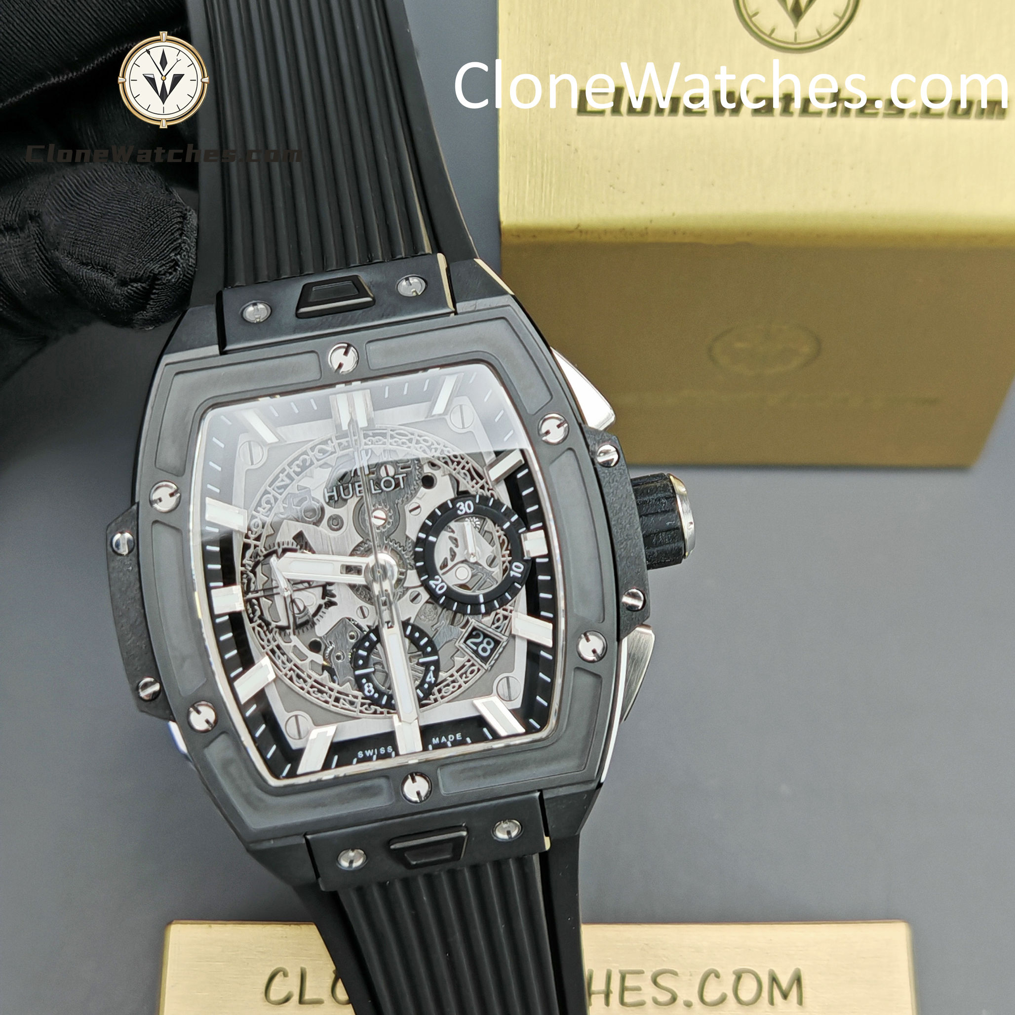 Hublot Super Clone Watches 1:1 Spirit of Big Bang Black Magic 642.CI.0170.RX