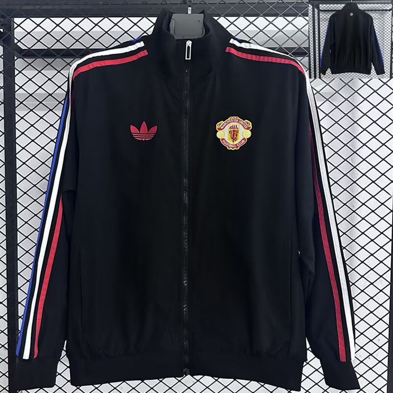 Manchester United co-branded football casual culture retro windbreaker