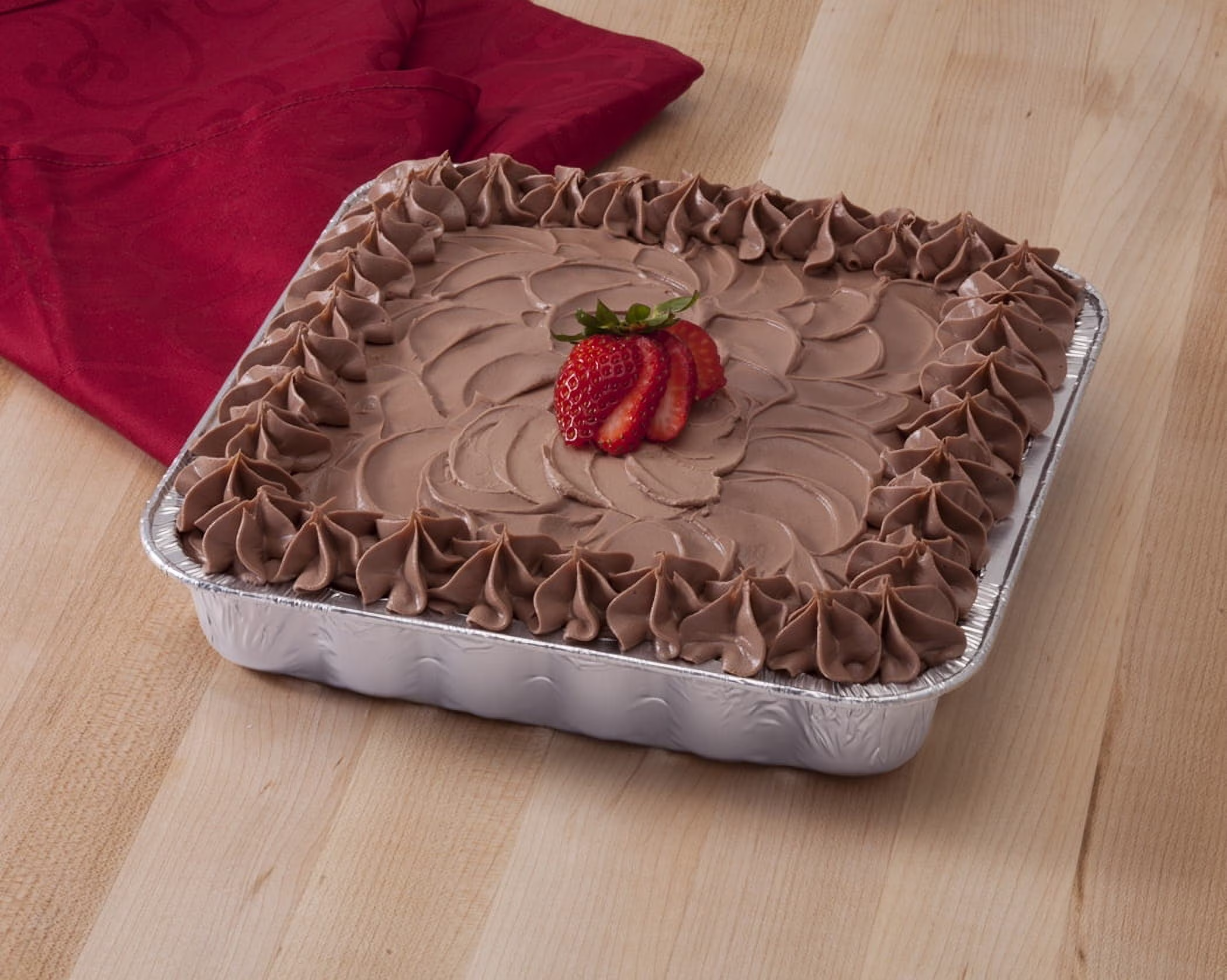 (5 pack) Mainstays 8 in Square Aluminum Cake Pans, 2 Count