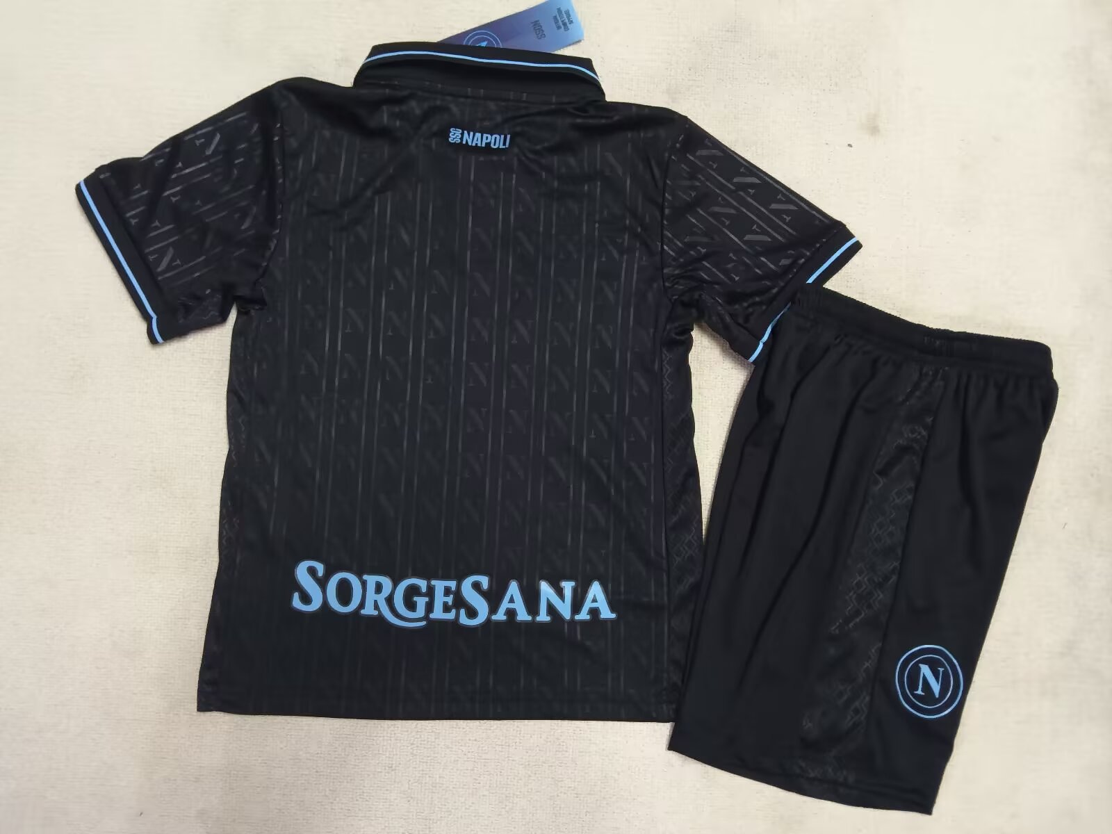 2025-26 Naples Second Away Match Jersey - Children's Size Fans Edition
