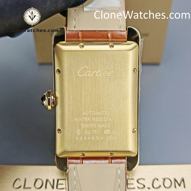 Cartier Super Clone Watches 1:1 Tank Americaine White Dial 45.1*26.6MM W2603156