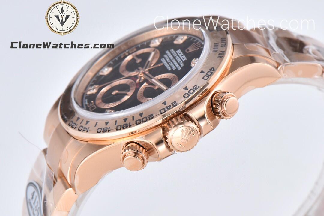 Rolex Super Clone Watches 1:1 Daytona Rose Gold M116505-0015 4130 Movement