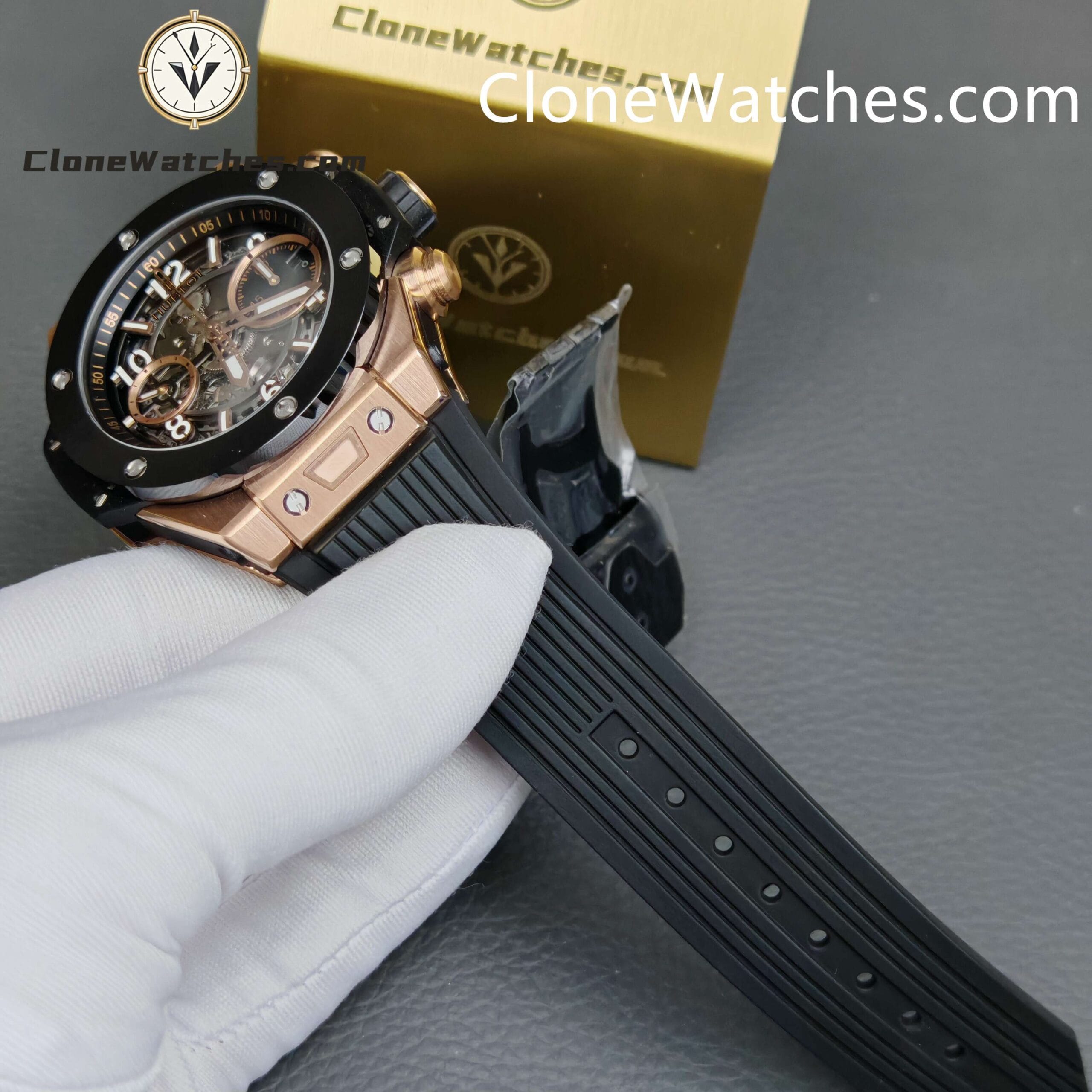 Hublot Super Clone Watches 1:1Big Bang Unico King Gold Ceramic 42MM 441.OM.1181.RX