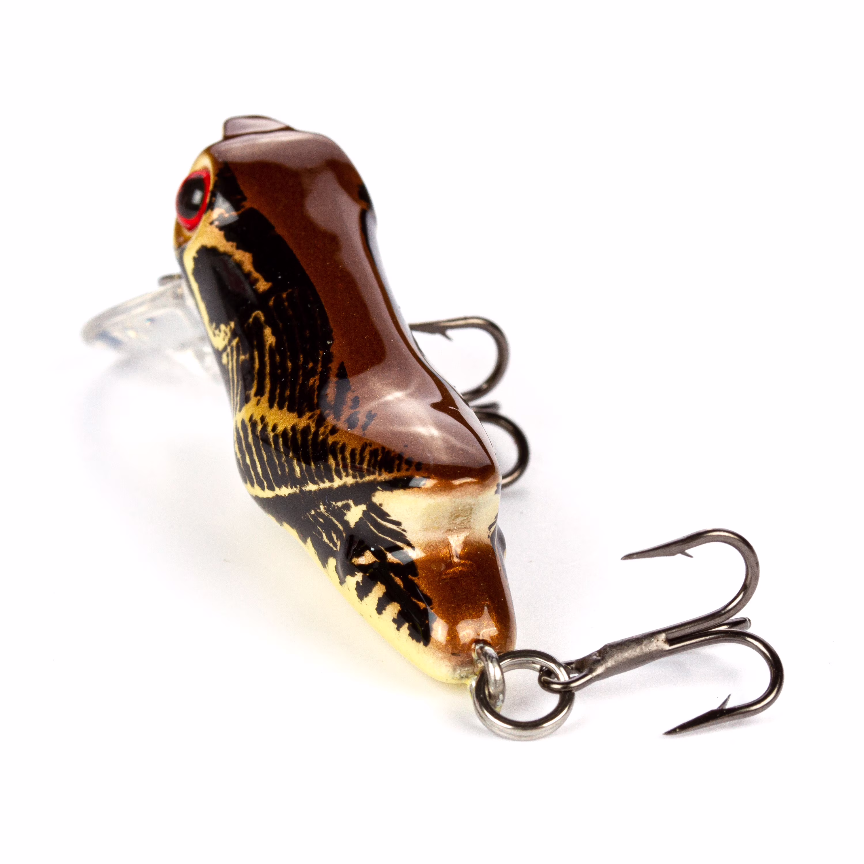 Ozark Trail Mini Hopper Crankbait, Autumn, 1/9 oz, Freshwater Fishing Lure
