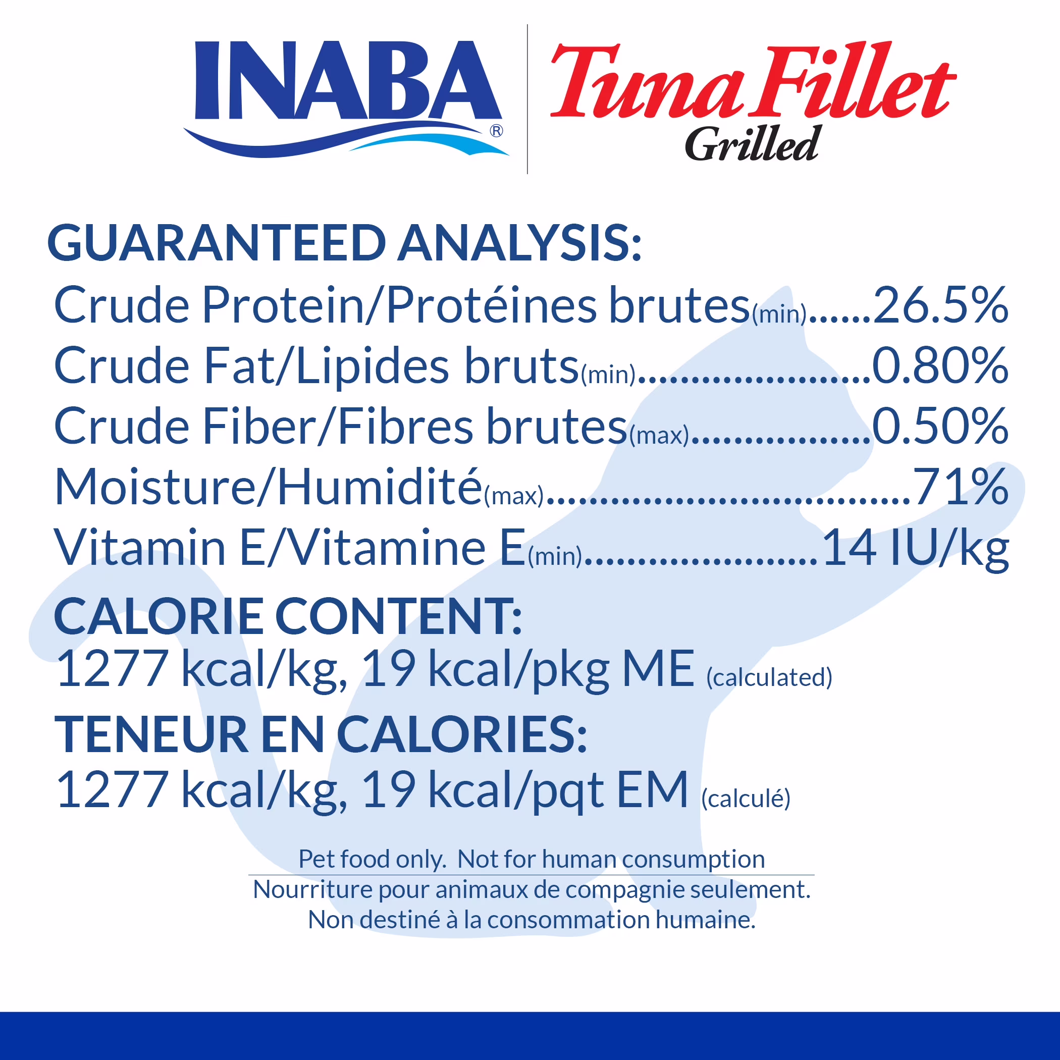 INABA Premium Hand-Cut Grilled Tuna Fillet Cat Treats w Vitamin E, 0.52 oz, 6-Pack, Tuna Broth