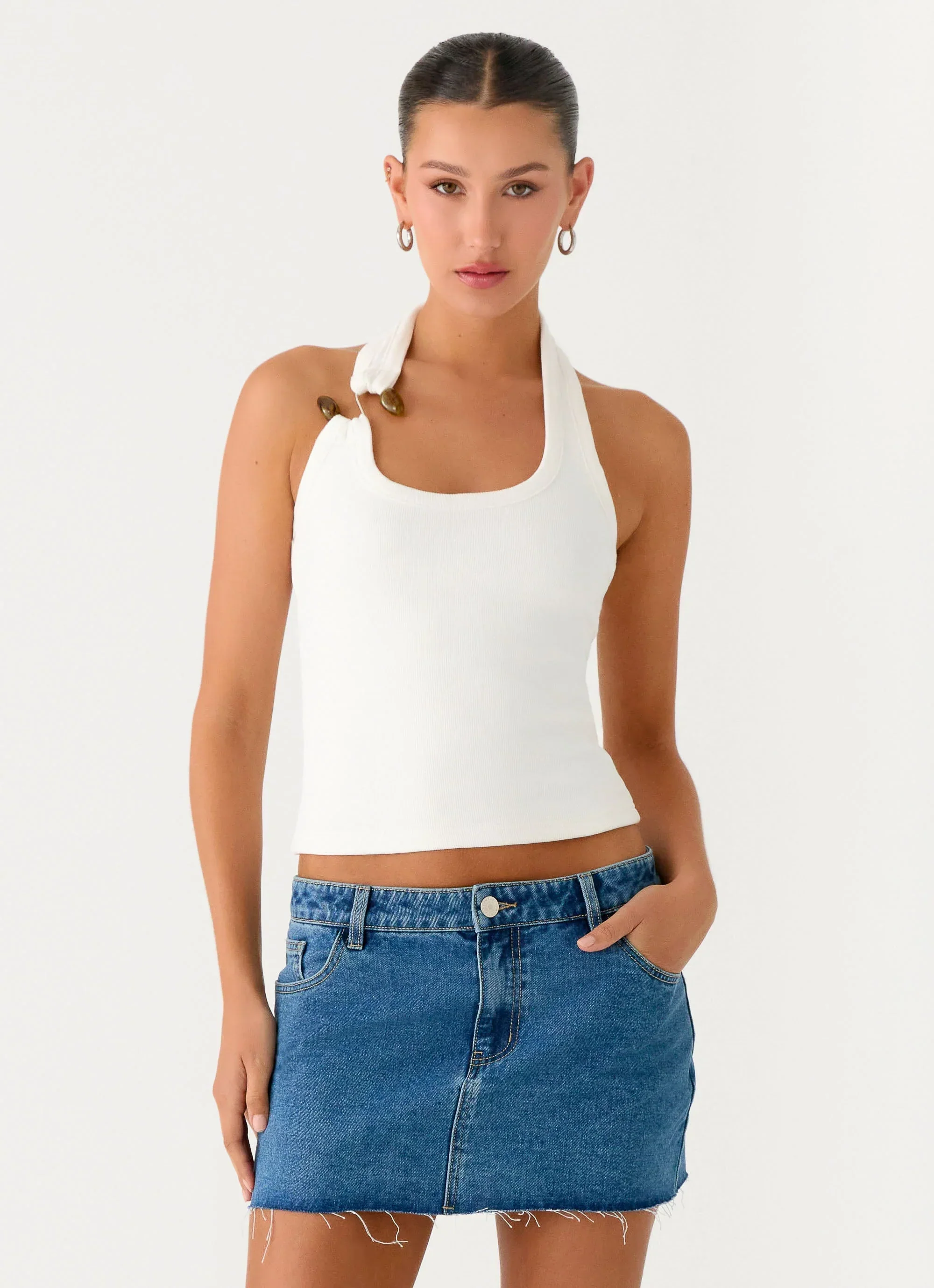 Cladena Top - White