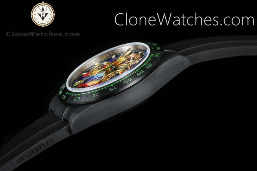 Modified Super Clone Watches 1:1 AET Rolex Daytona ceramic CHARLES THE GREAT