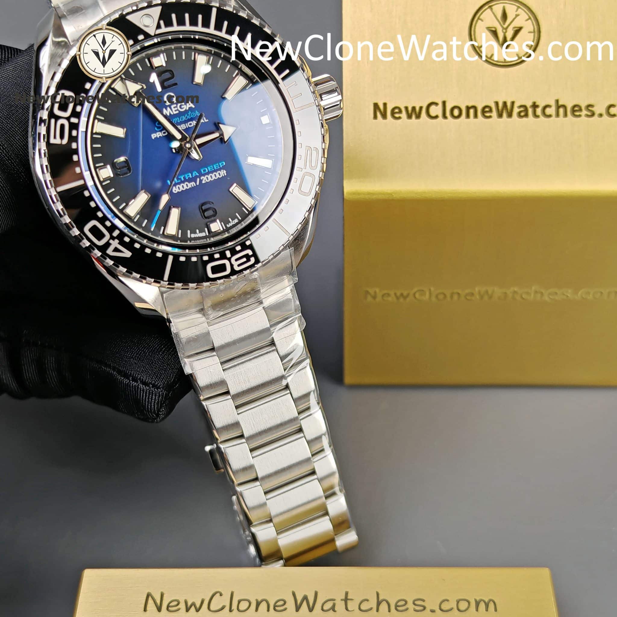 OMEGA Super Clone Watches 1:1 Seamaster Ocean Planet 6000M 45.5 MM 215.30.46.21.03.001