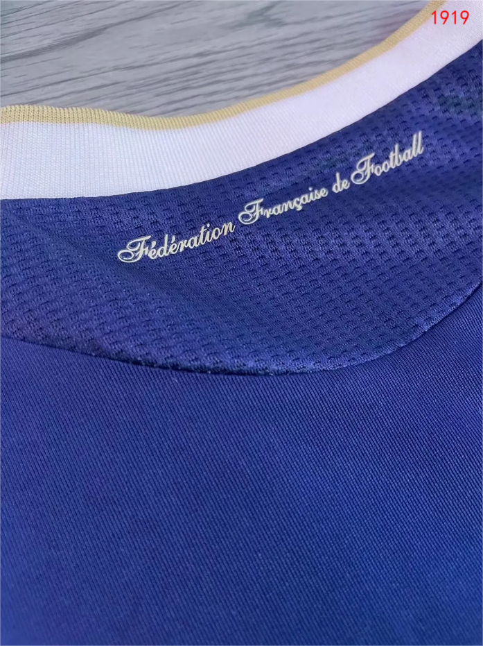 2010 France home retro jersey 1:1 Thai quality - Fans Edition