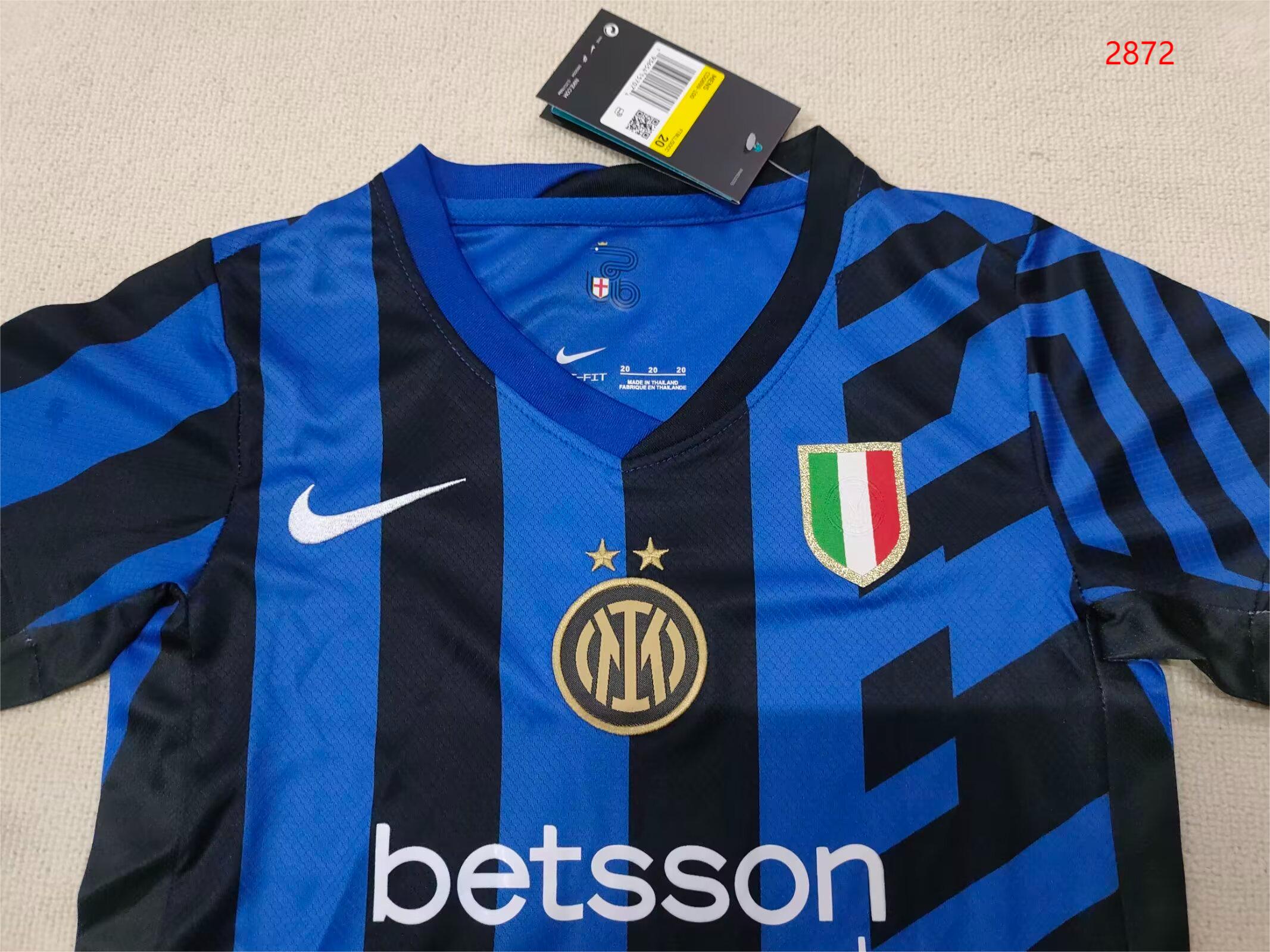 2024/25 Inter Milan Home Jersey Children's suit - Fans Edition