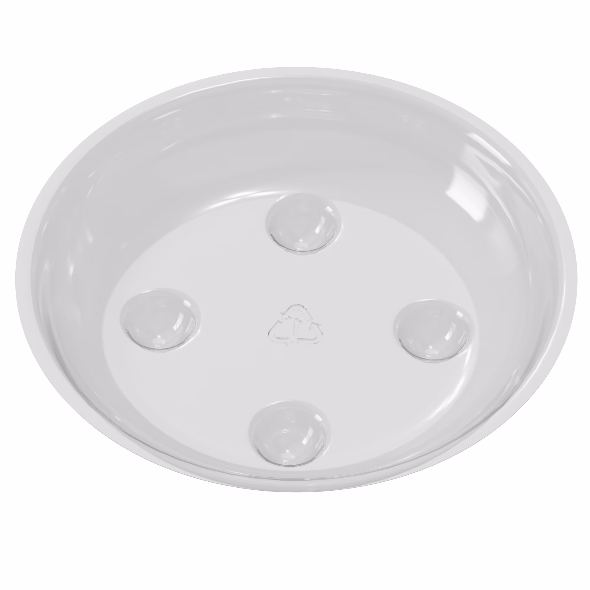 Mainstays 6" Round Clear Plastic Plant Saucer