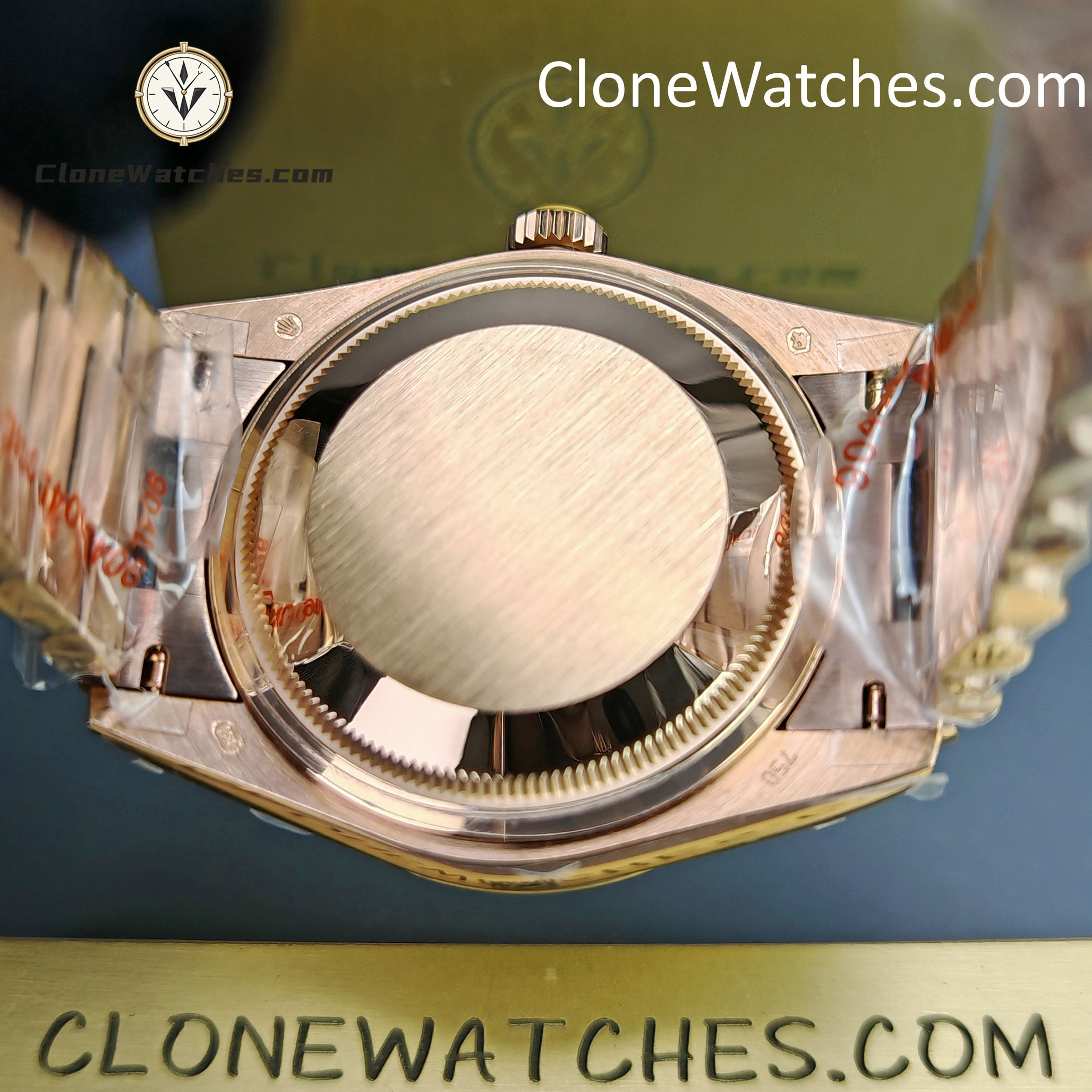 Rolex Super Clone Watches 1:1 Day Date Rose Gold White Dial 36mm m128235-0070 3255 Movement