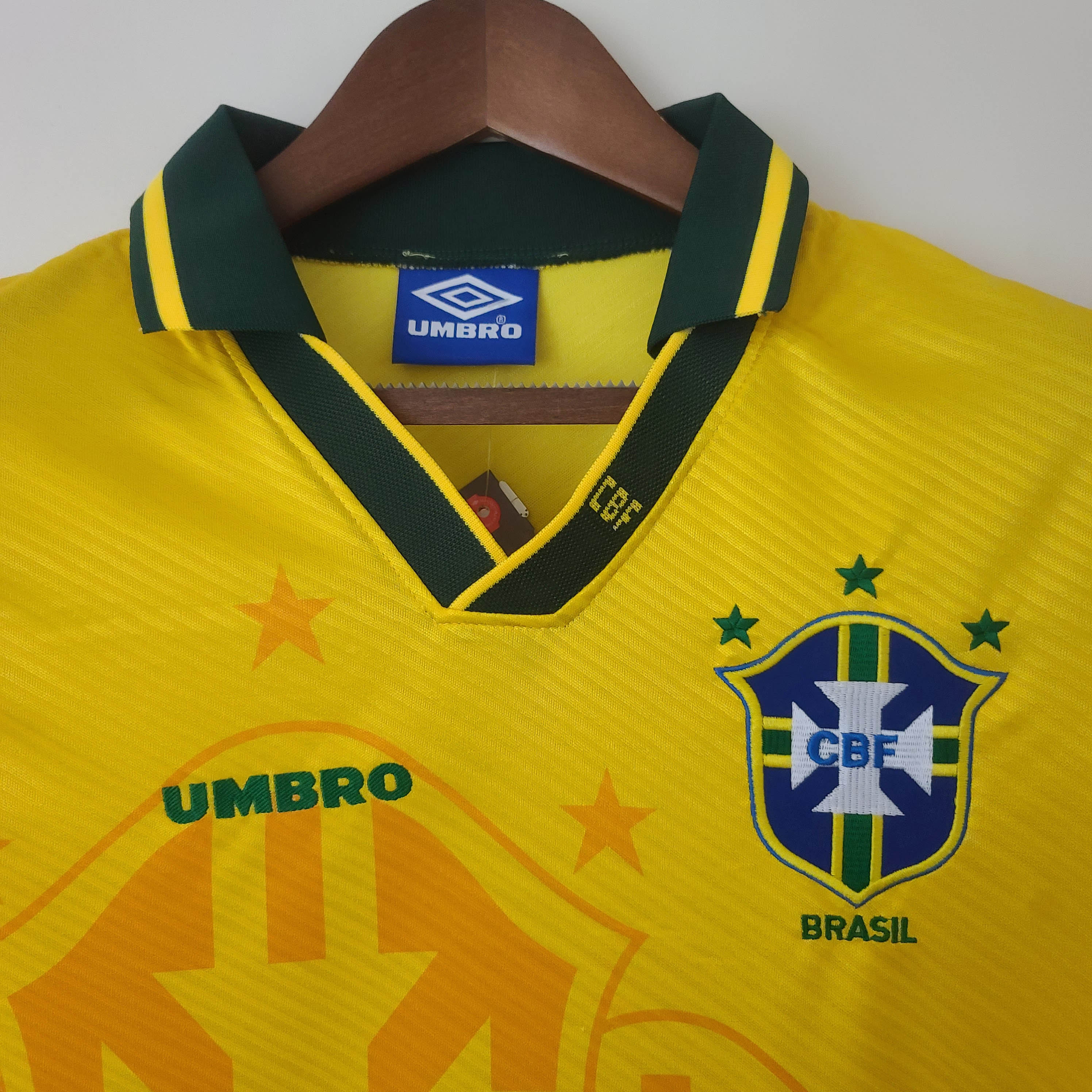 1993/94 Brazil Home Retro Jersey - Fans Edition