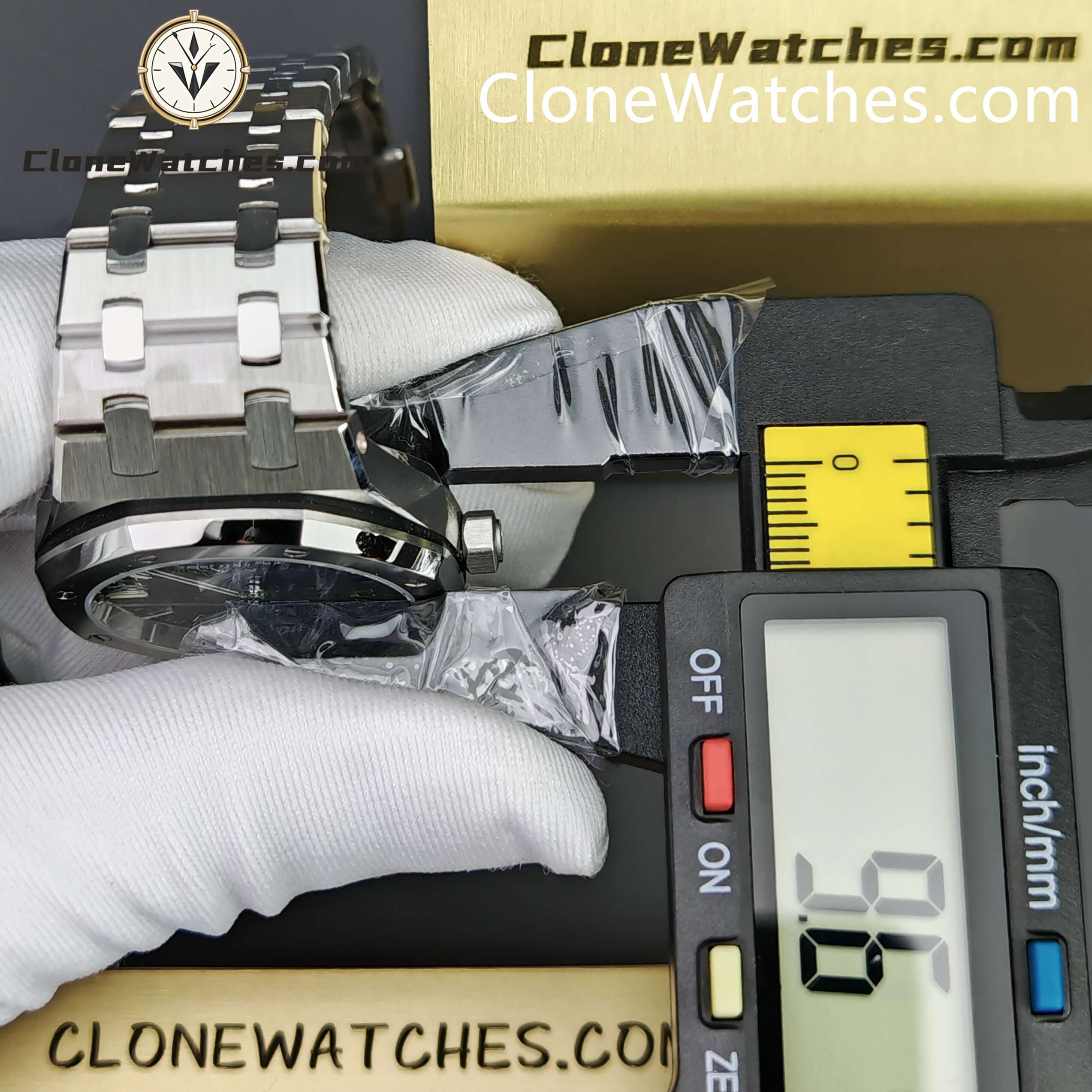 Audemars Piguet Super Clone Watches 1:1 Royal Oak Selfwinding 77350ST Blue Dial 34mm