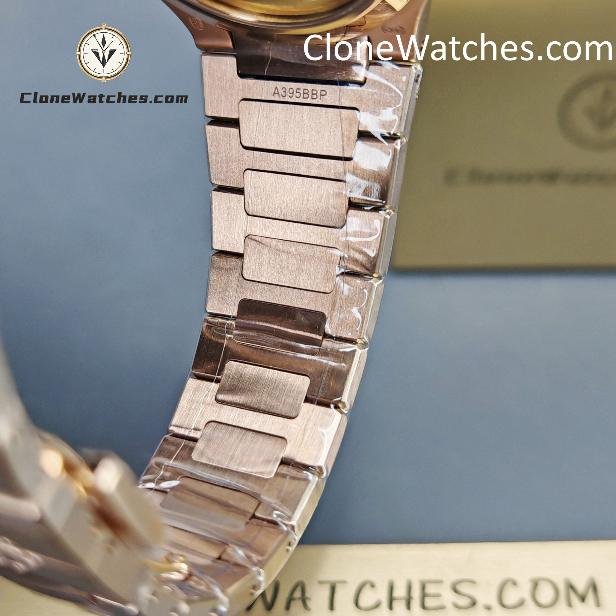 Patek Philippe Super Clone Watches 1:1 Nautilus Rose Gold White Dial 7118/1200R-001 35.2 mm