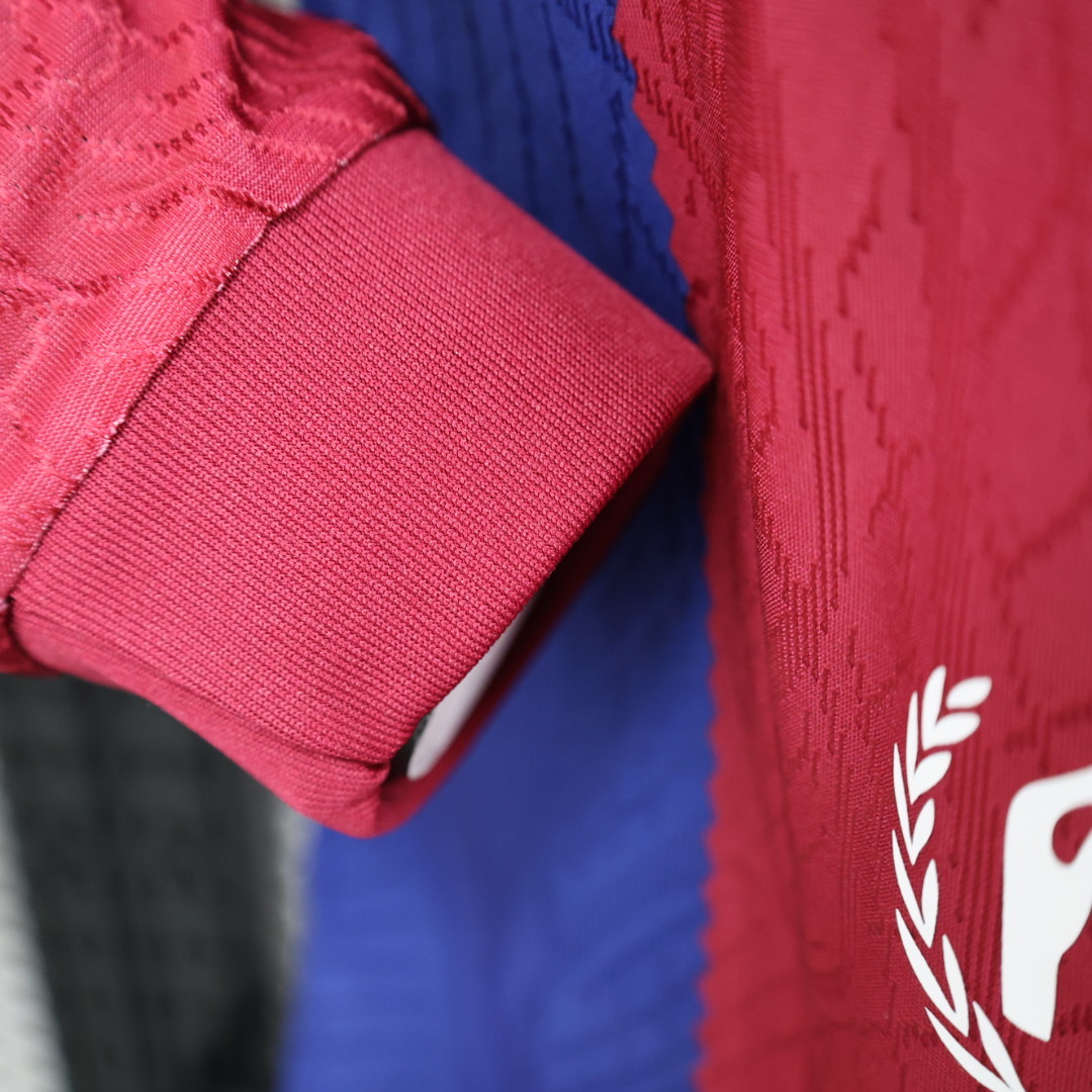 2023/2024 Barcelona Home Long Sleeve Players Edition