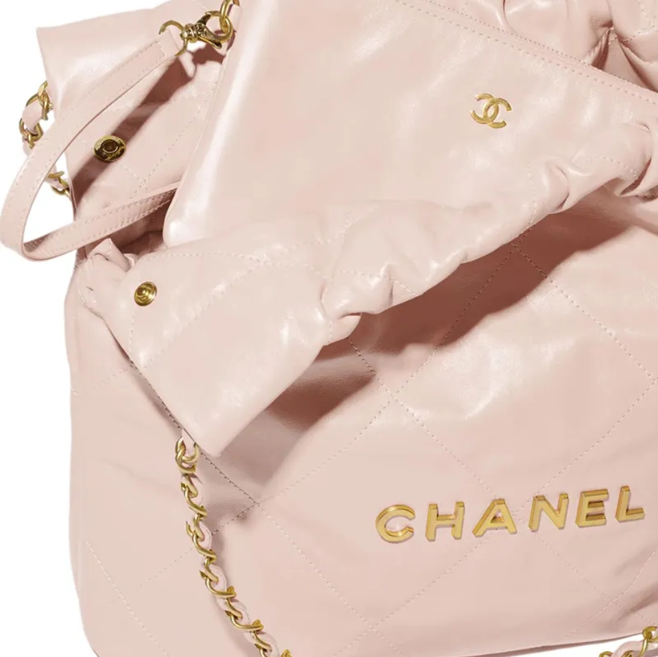 CHANEL 22 Bag 23S Cowhide Tote Bag