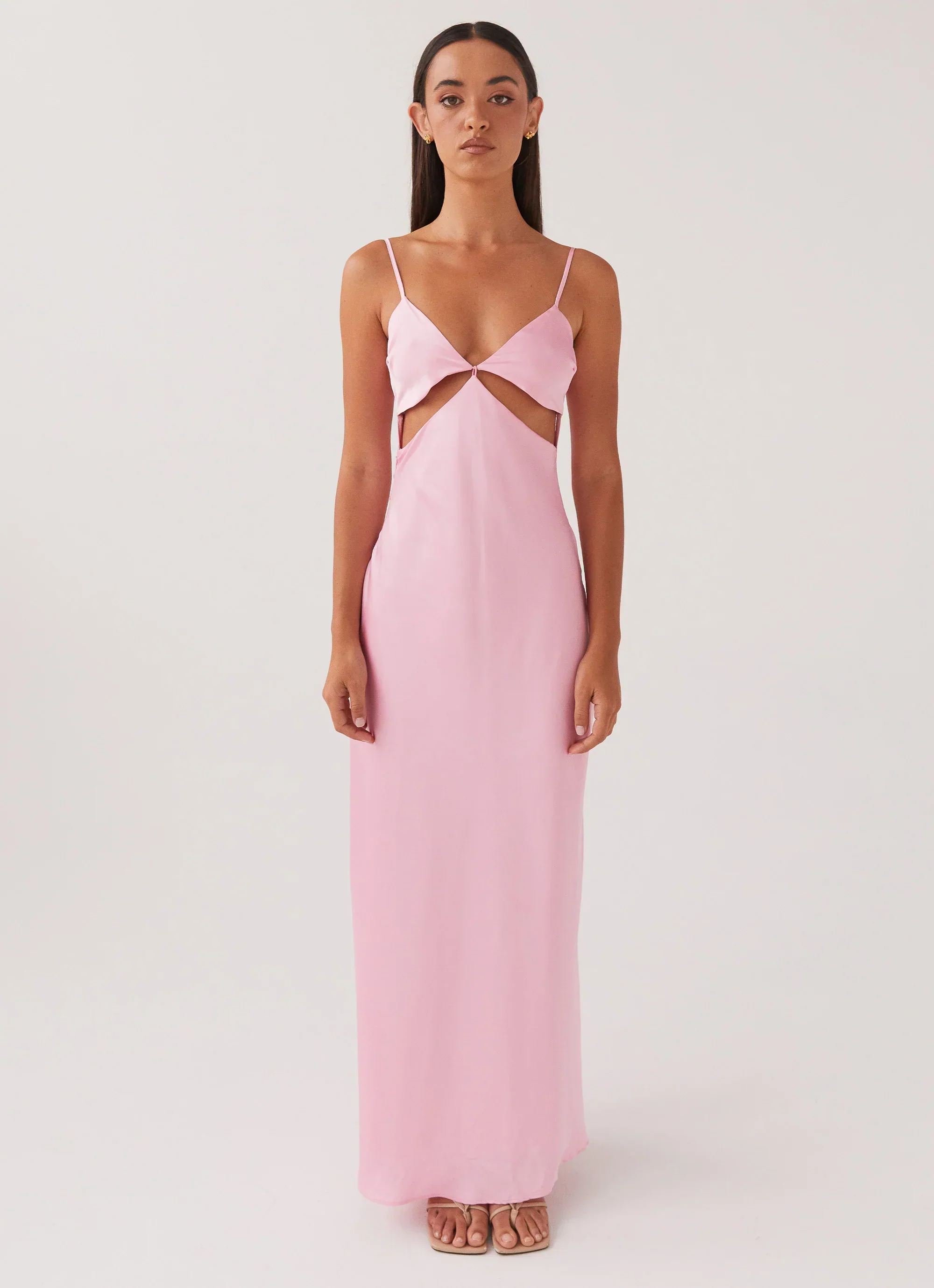 Pretty In Pink Maxi Dress - Rose Quartz