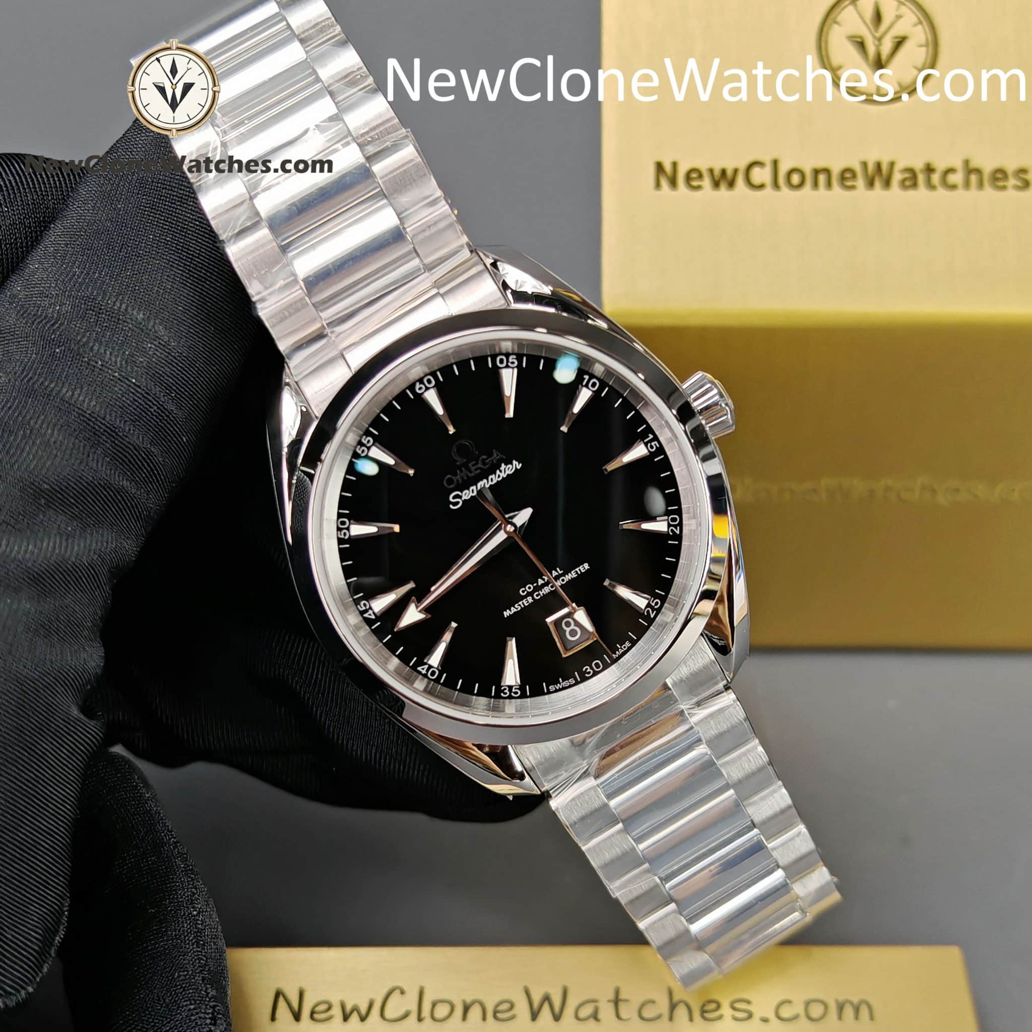 OMEGA Super Clone Watches 1:1 Seamaster Aqua Terra 150M 220.10.38.20.01.004 38MM Black Dial