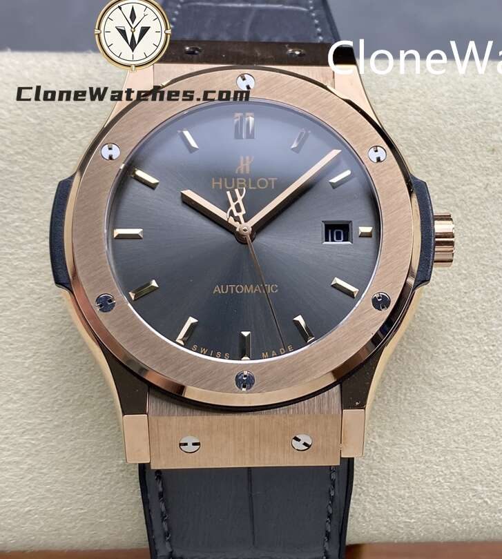 Hublot Super Clone Watches 1:1 Classic Fusion Racing Grey King Gold 42MM 542.OX.7081.RX