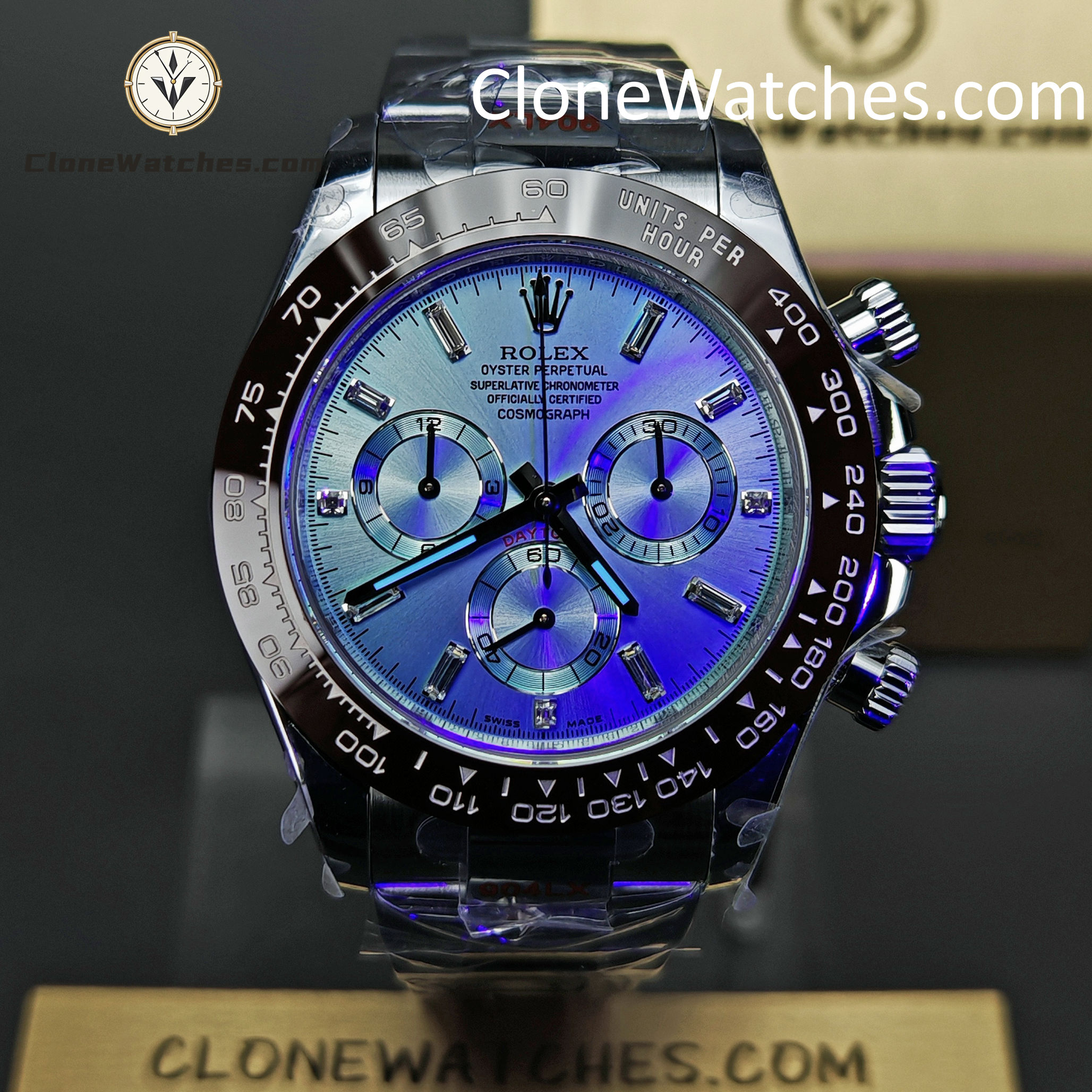 Rolex Super Clone Watches 1:1 ICE BLUE Daytona M116506-0002 4130 Movement