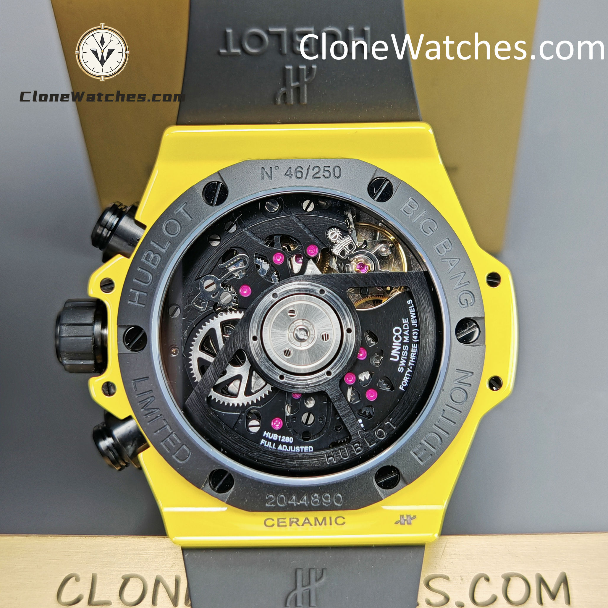Hublot Super Clone Watches 1:1 Big Bang Unico Yellow Magic 42MM 441.CY.471Y.RX