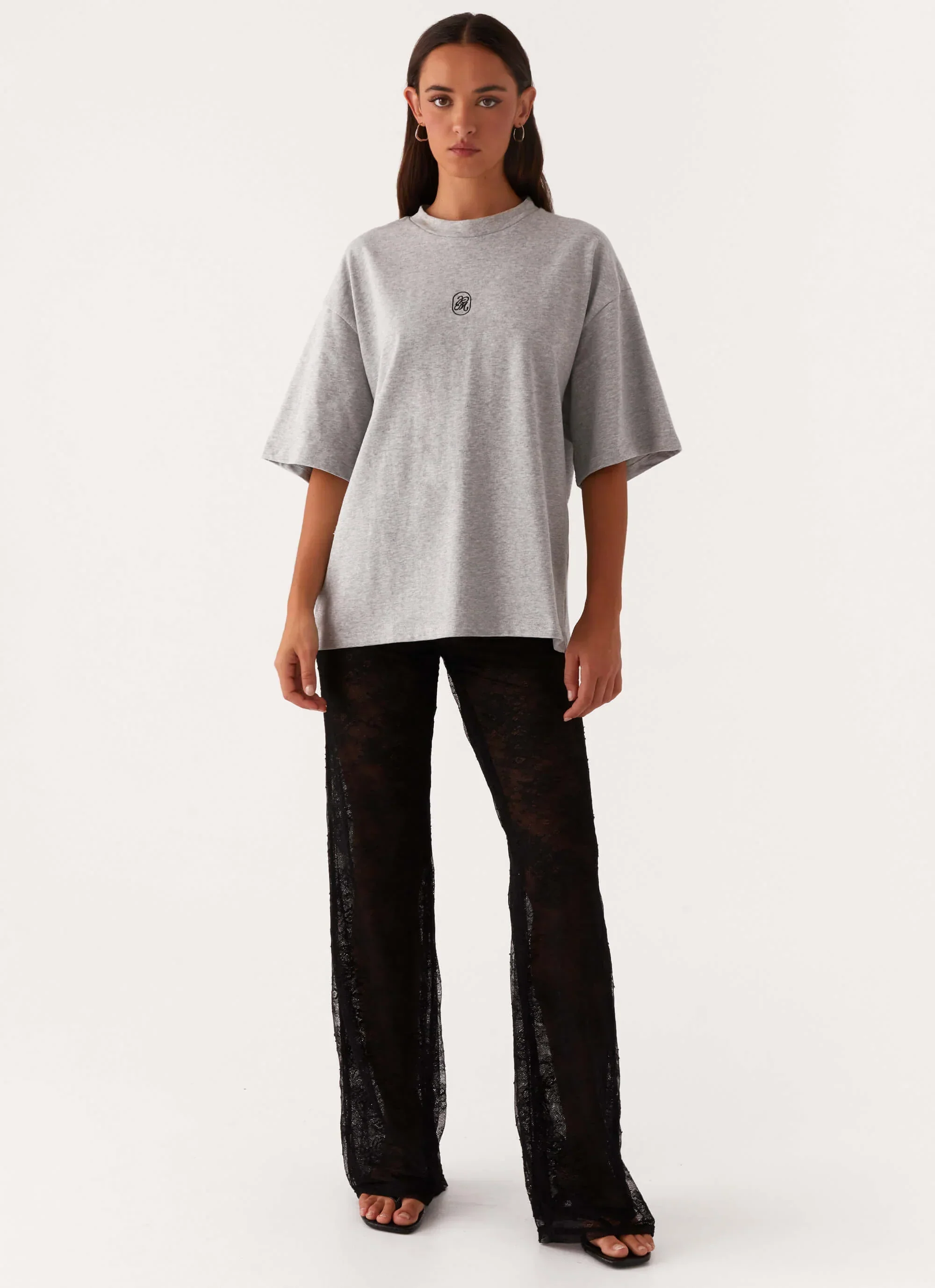 Paige Lace Pants - Black