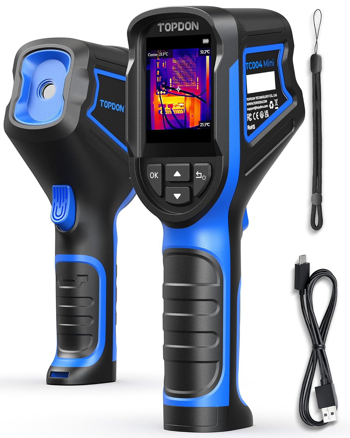 Caméra thermique 240x240 IR autonomie 15 h plage 20 à 450 degrés