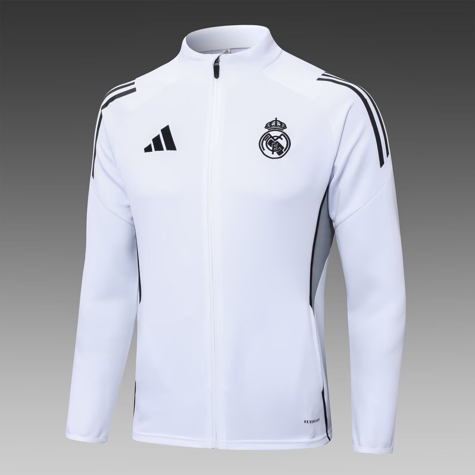 2025/26 Real Madrid White Jacket Tracksuit