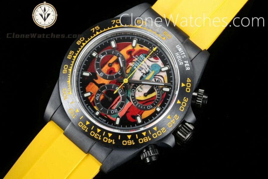 Modified Super Clone Watches 1:1 AET Rolex Daytona YOUNG LADY (RUBBER STRAP)