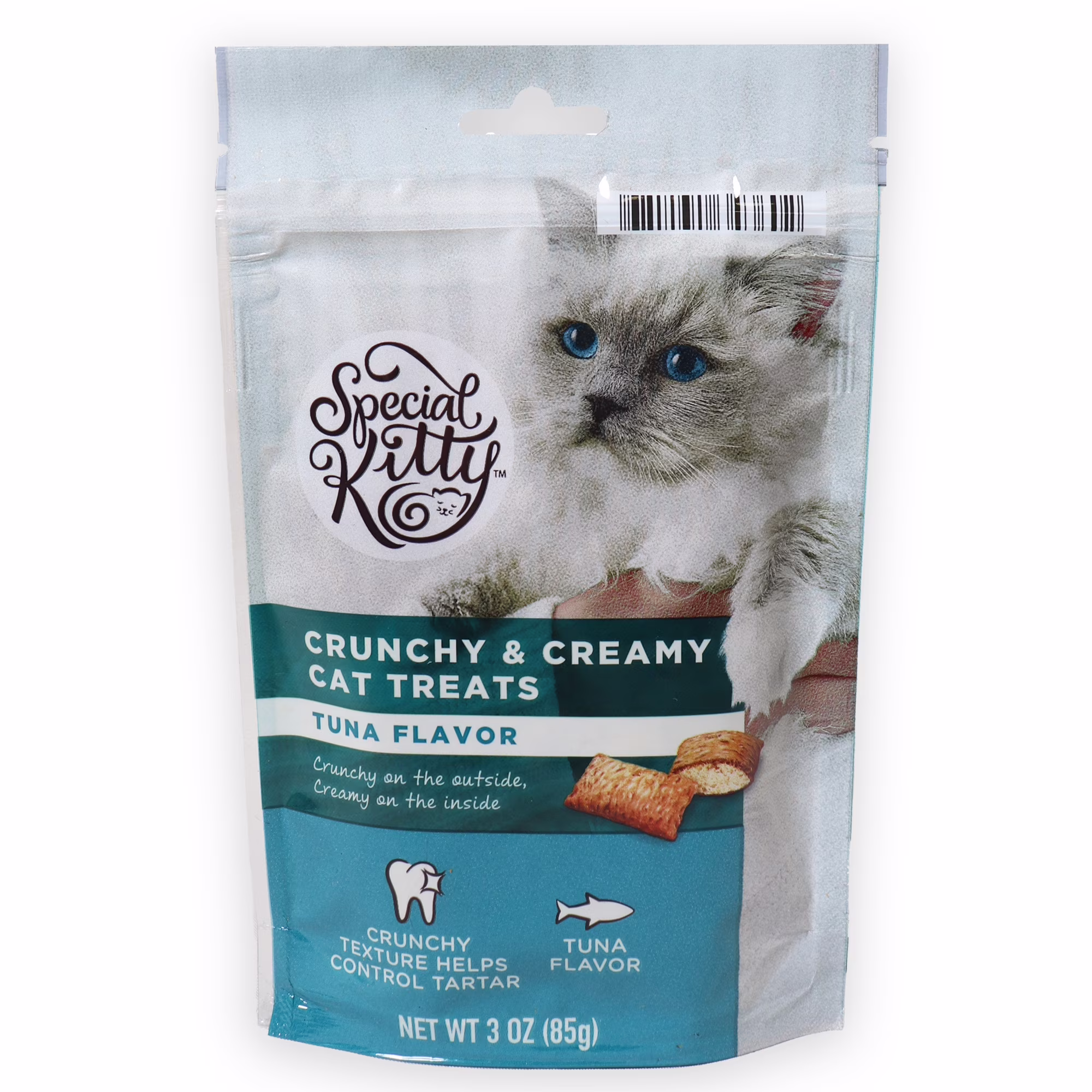 Special Kitty Crunchy and Creamy Cat Treats Tuna Flavor, 3 oz