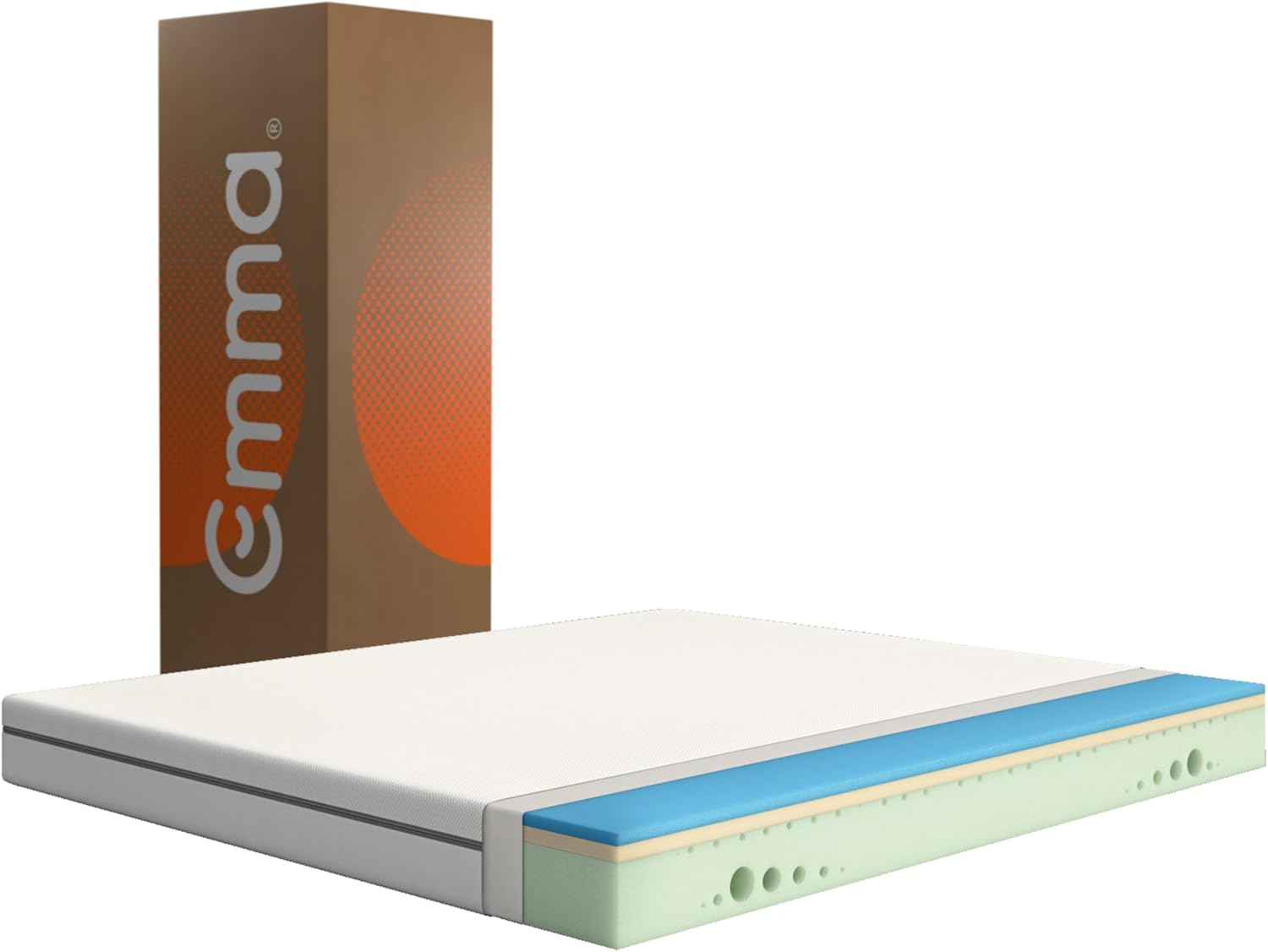 Matelas 140x190 hauteur 18 cm mémoire forme Airgocell housse respirante