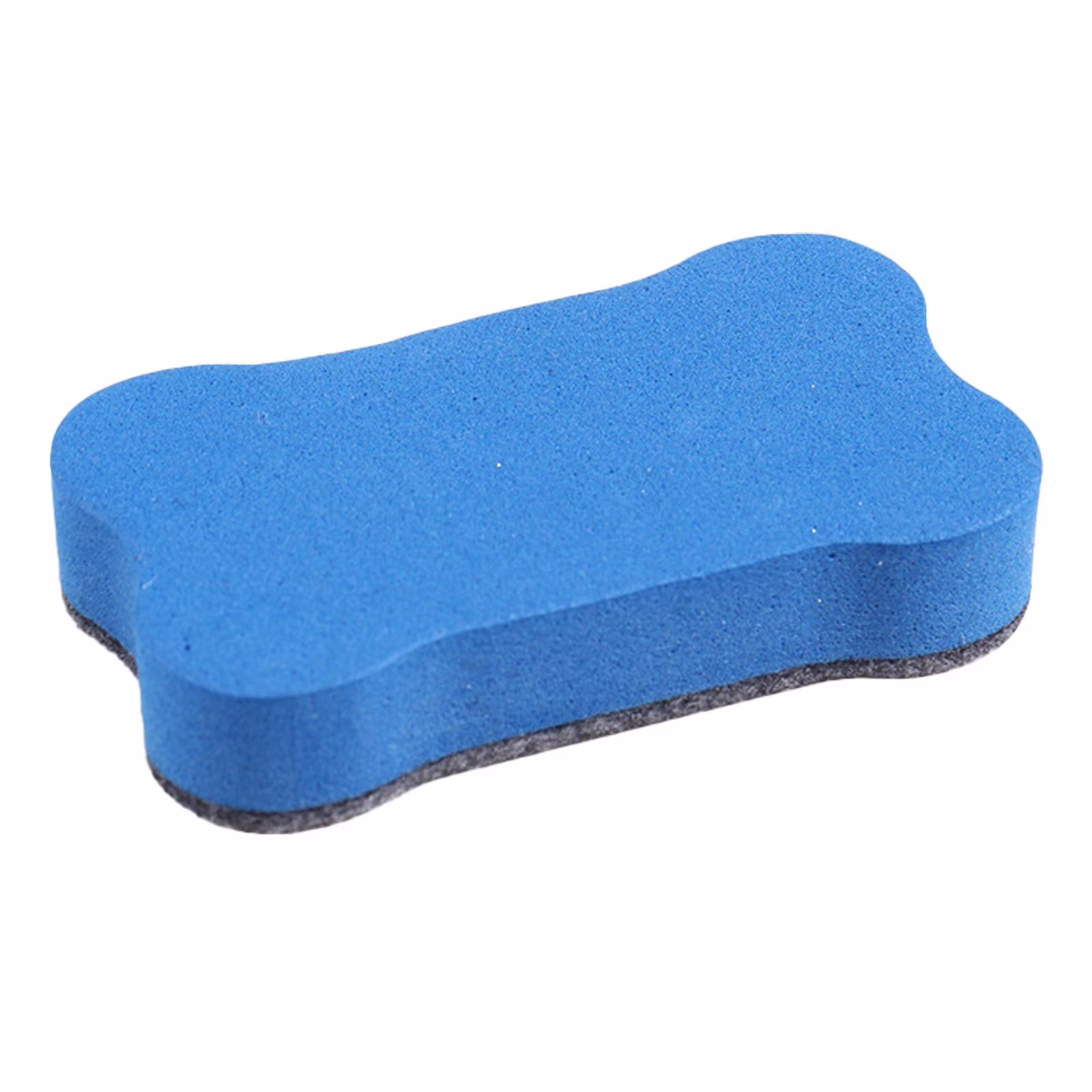 Magnetic Whiteboard Eraser, Bone Shape, Dry Erase Cleaner, Blue, 2-Pack