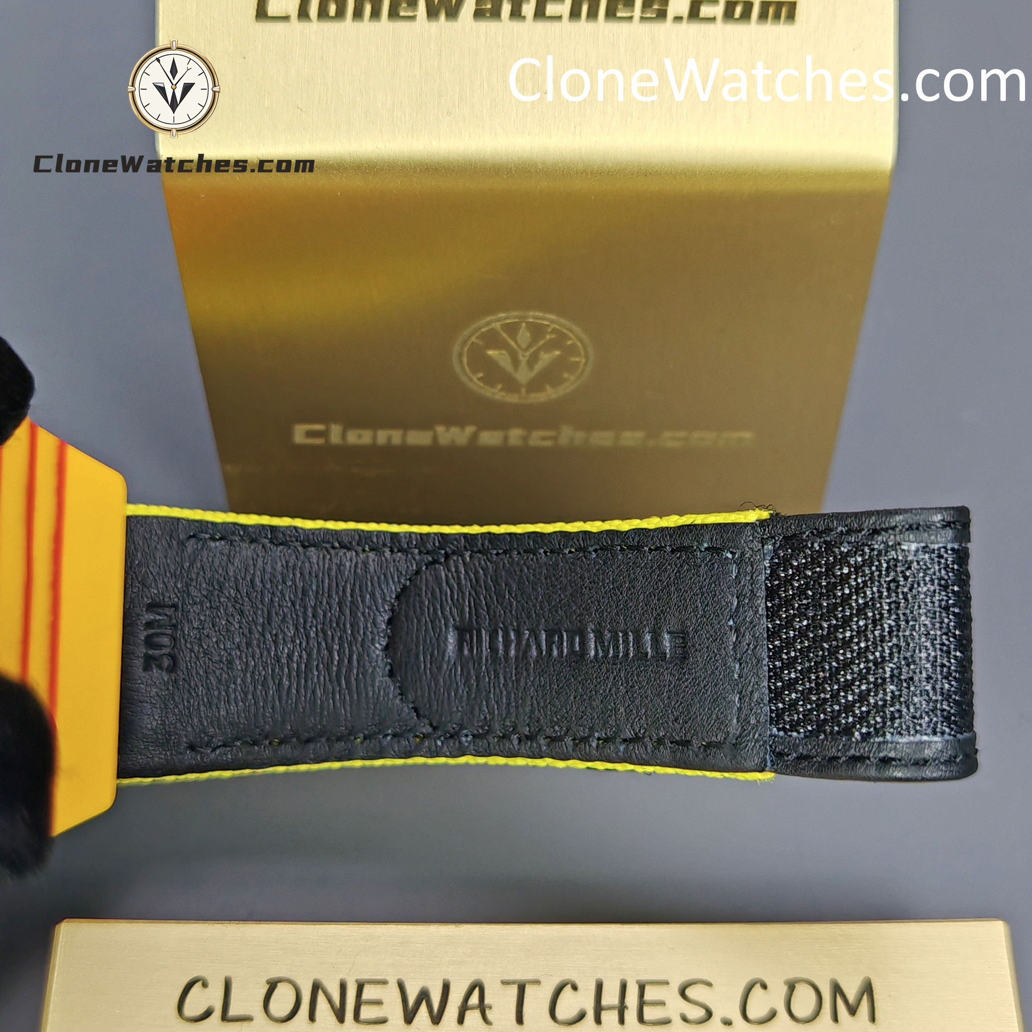 Richard Mille Super Clone Watches 1:1 RM 027 – 03 Tourbillon Rafael Nadal Yellow Strap