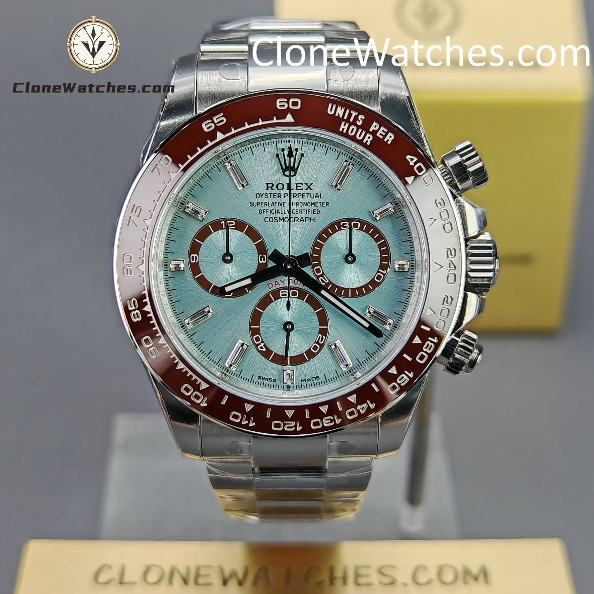 Rolex Super Clone Watches 1:1 ICE BLUE Daytona M126506-0002 4131 Movement