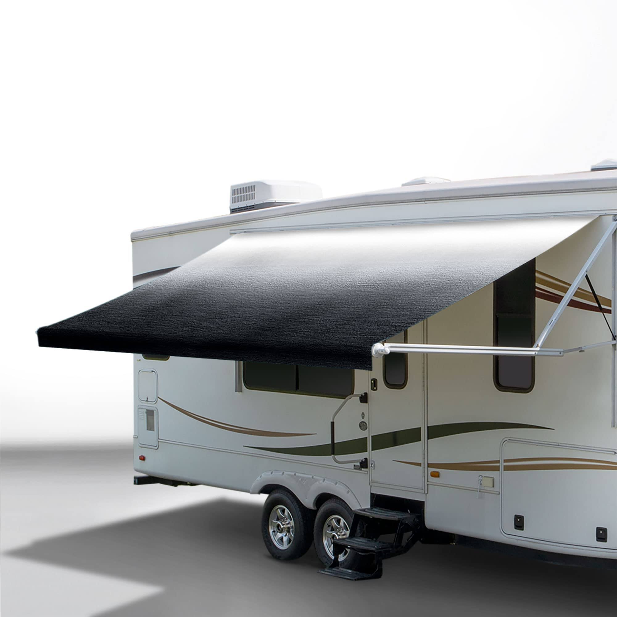 RecPro RV Awning Fabric | Width Options from 12 Feet to 22 Feet | Variety of Color Options | 8' (96") Length RV Awning Replacement | Premium Vinyl (