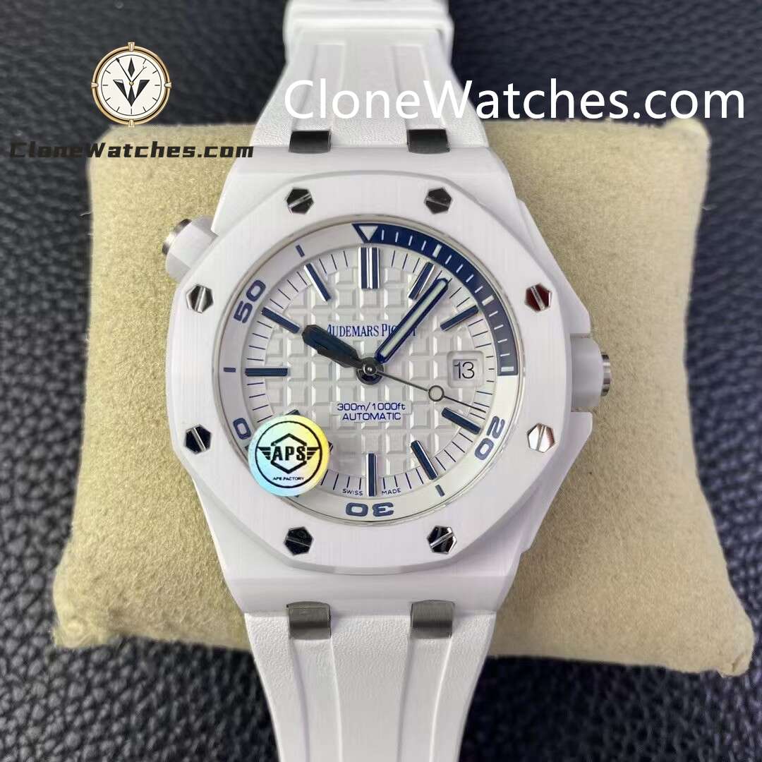 Audemars Piguet Super Clone Watches 1:1 Royal Oak Offshore 15707 White Dial