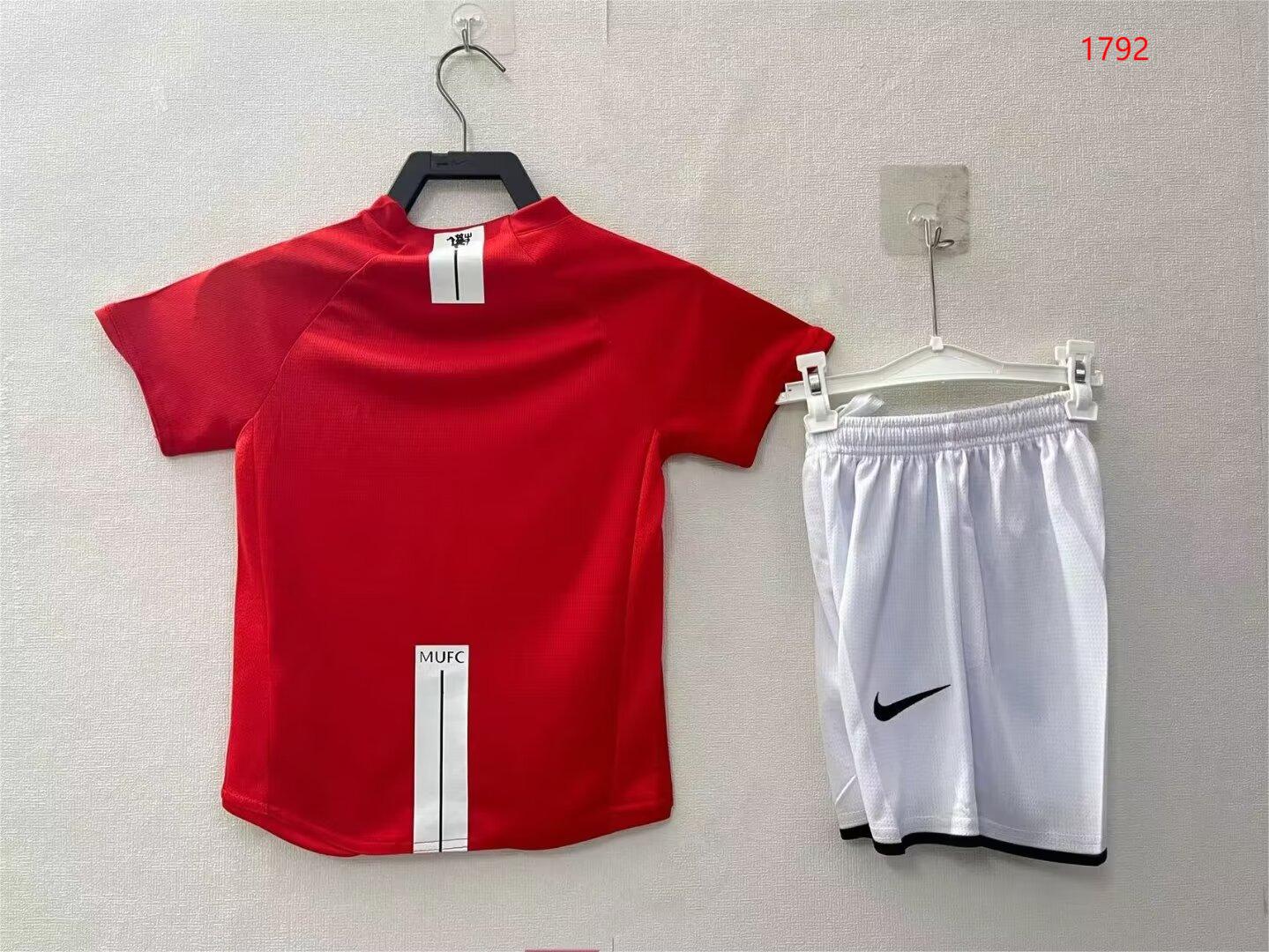 2007/08 Manchester United Home Retro - Kids Jersey