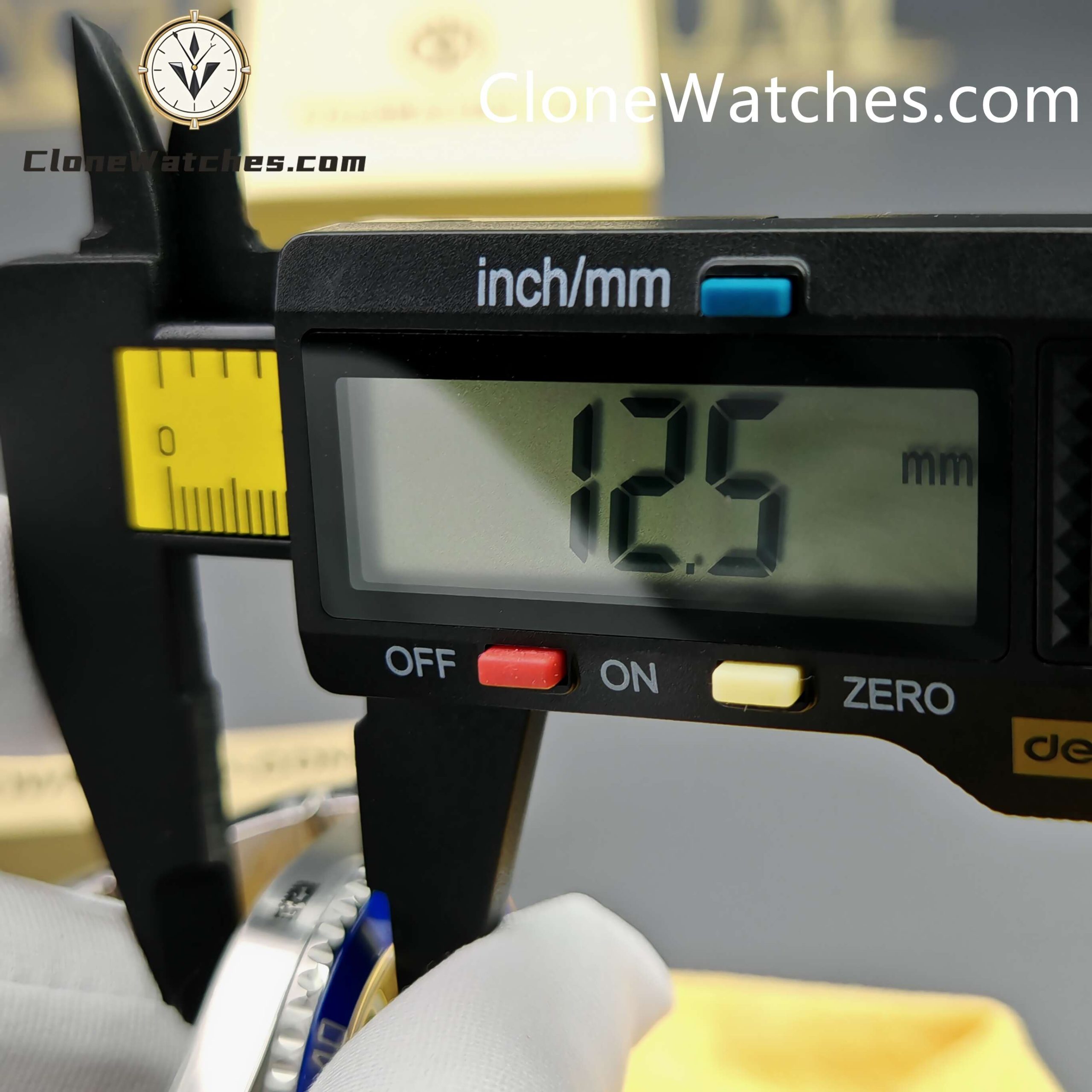 Rolex Super Clone Watches 1:1 Submariner Blue Bezel m126619lb 3235 Movement