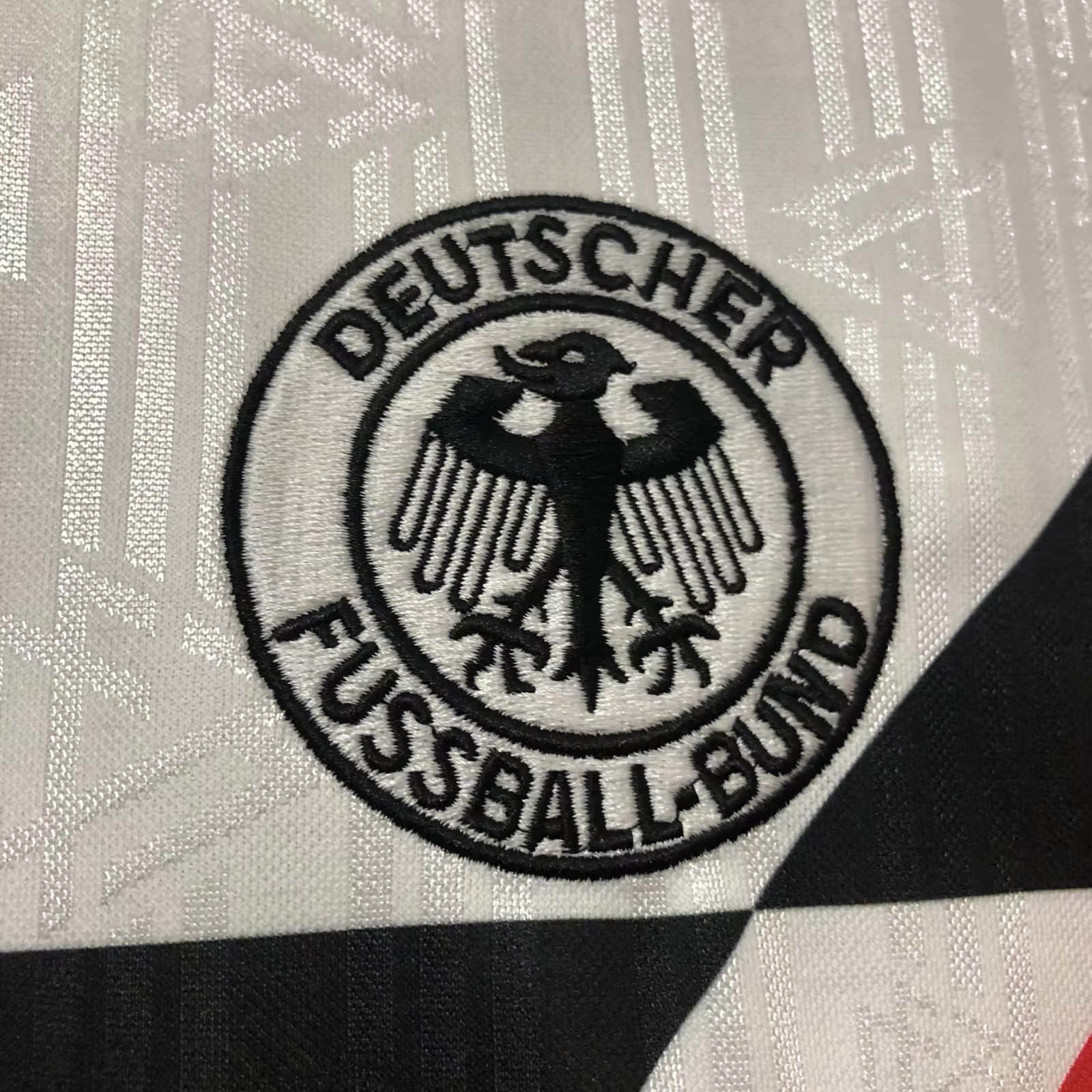 1990 Retro Soccer Jersey Germany Home - Fans Edition