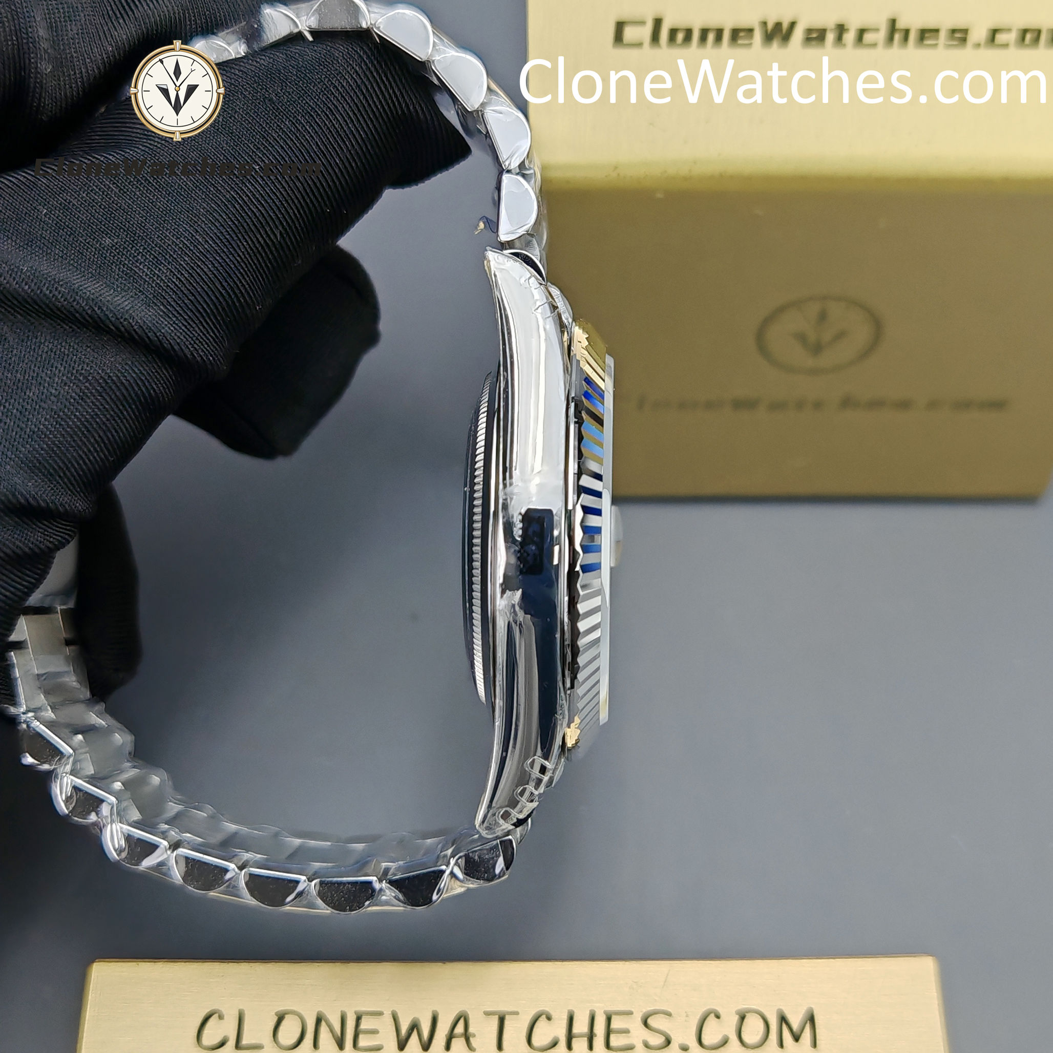 Rolex Super Clone Watches 1:1 Day Date Black Dial 40mm m228239-0004 VSF Version 3255 Movement