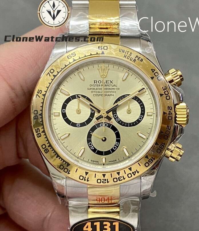 Rolex Super Clone Watches 1:1 Daytona 18k Gold M126503-0004 4131 Movement